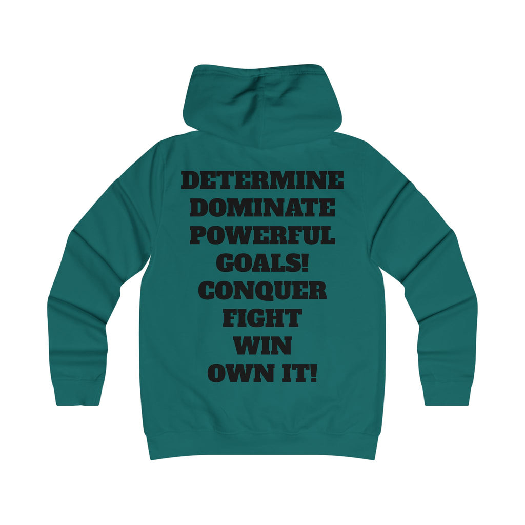 Gym Gorilla Hoodie — 'MPF Power' Weightlifting Hooded Sweatshirt with BACK: DOMINATE