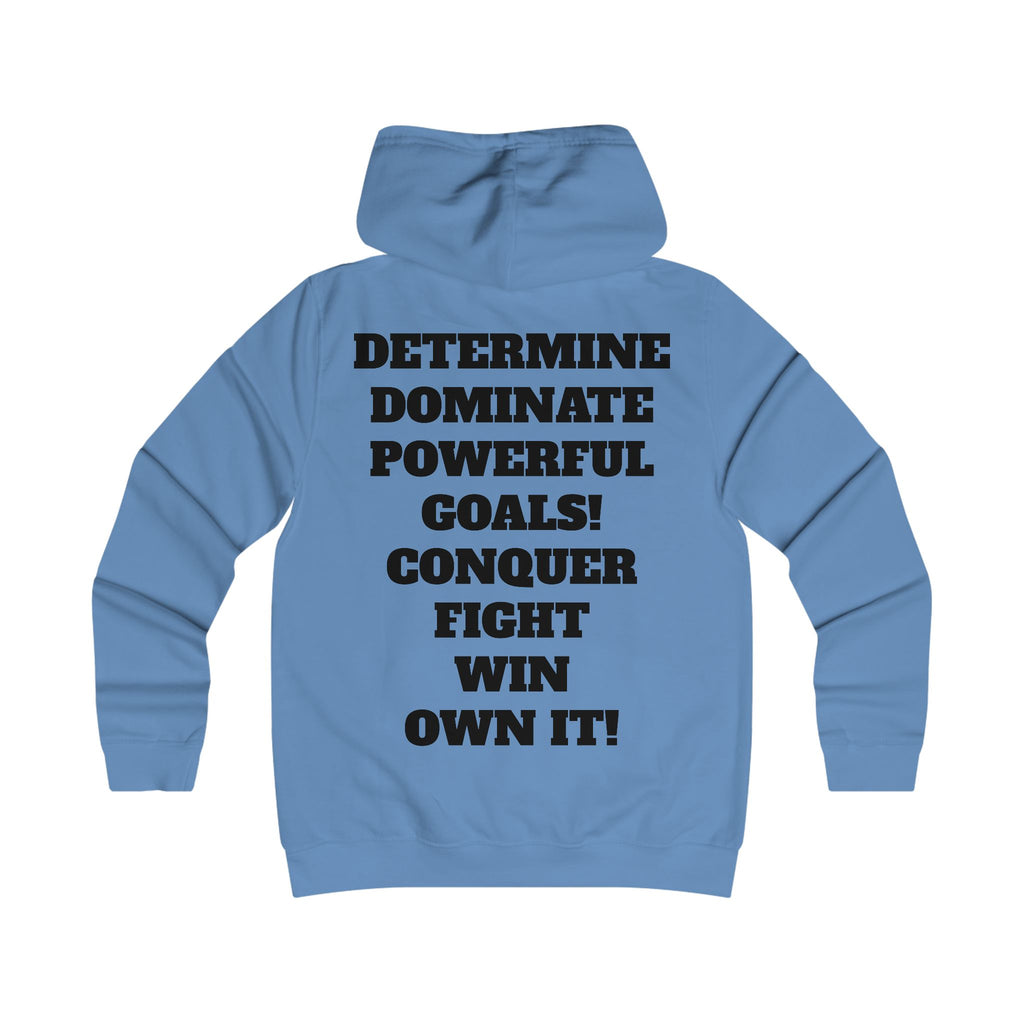 Gym Gorilla Hoodie — 'MPF Power' Weightlifting Hooded Sweatshirt with BACK: DOMINATE
