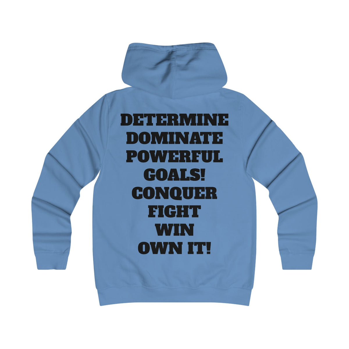 Gym Gorilla Hoodie — 'MPF Power' Weightlifting Hooded Sweatshirt with BACK: DOMINATE