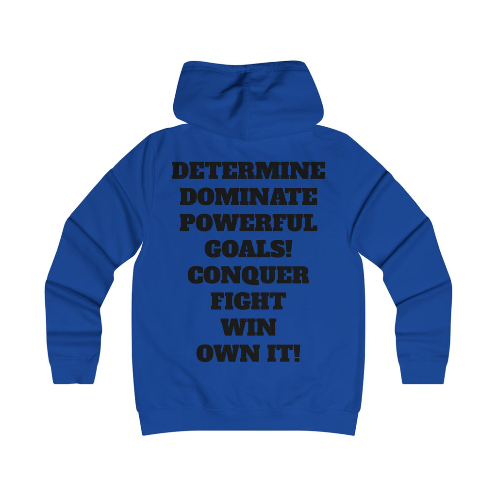 Gym Gorilla Hoodie — 'MPF Power' Weightlifting Hooded Sweatshirt with BACK: DOMINATE