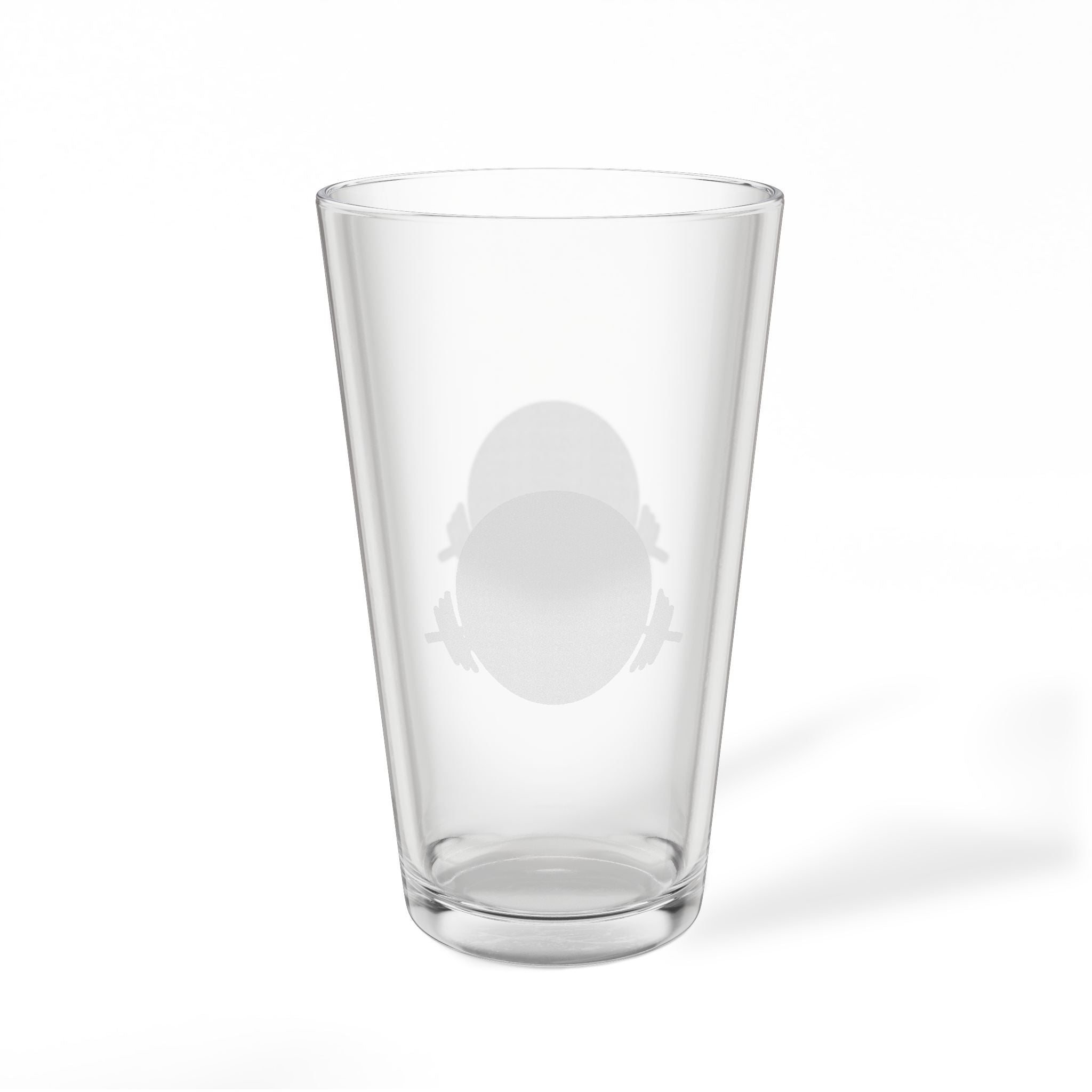 Engraved 16oz Pint Mixing Glass — Custom Etched Cocktail & Beer Pint