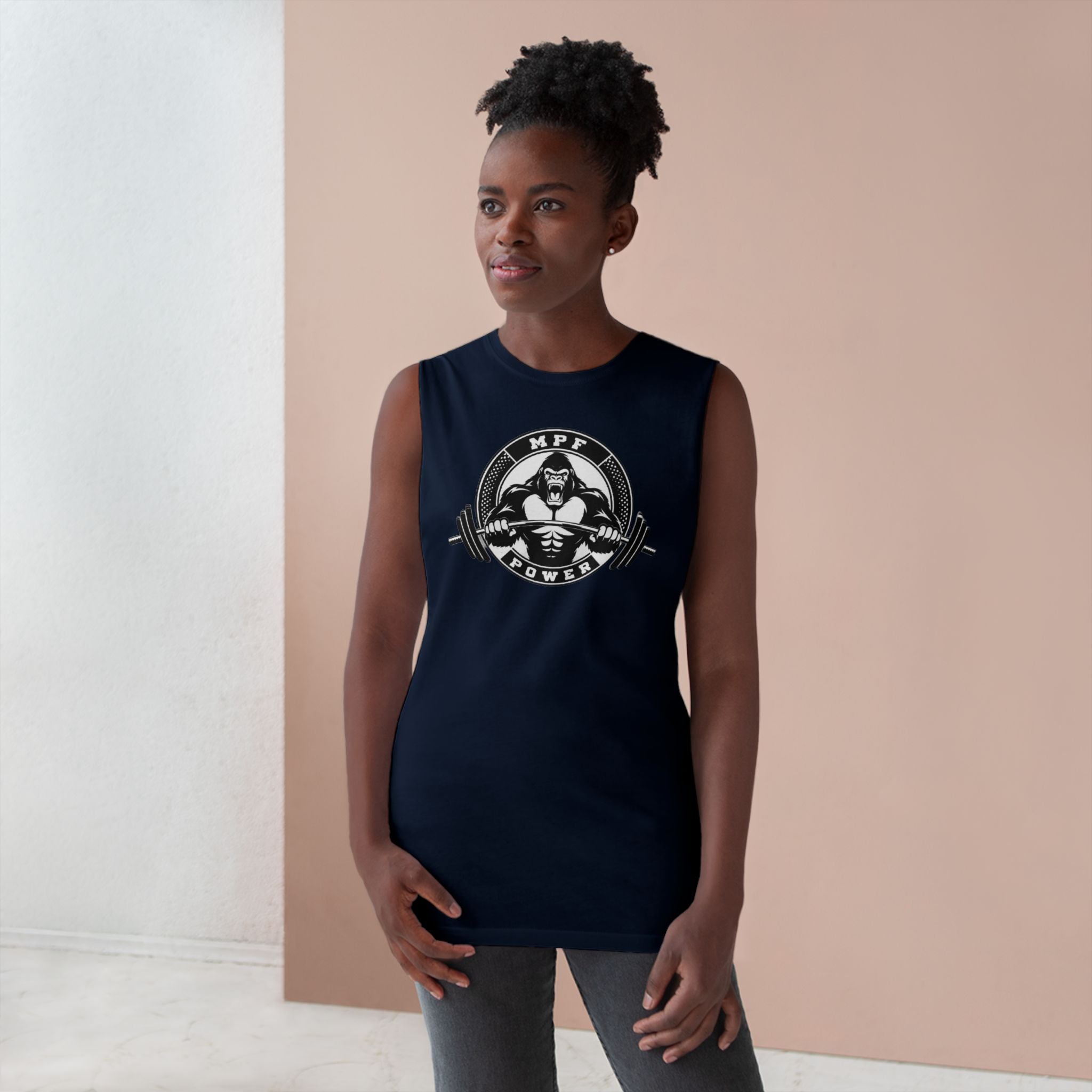 MPF Power Unisex Tank Top - Gym Workout Sleeveless Tee