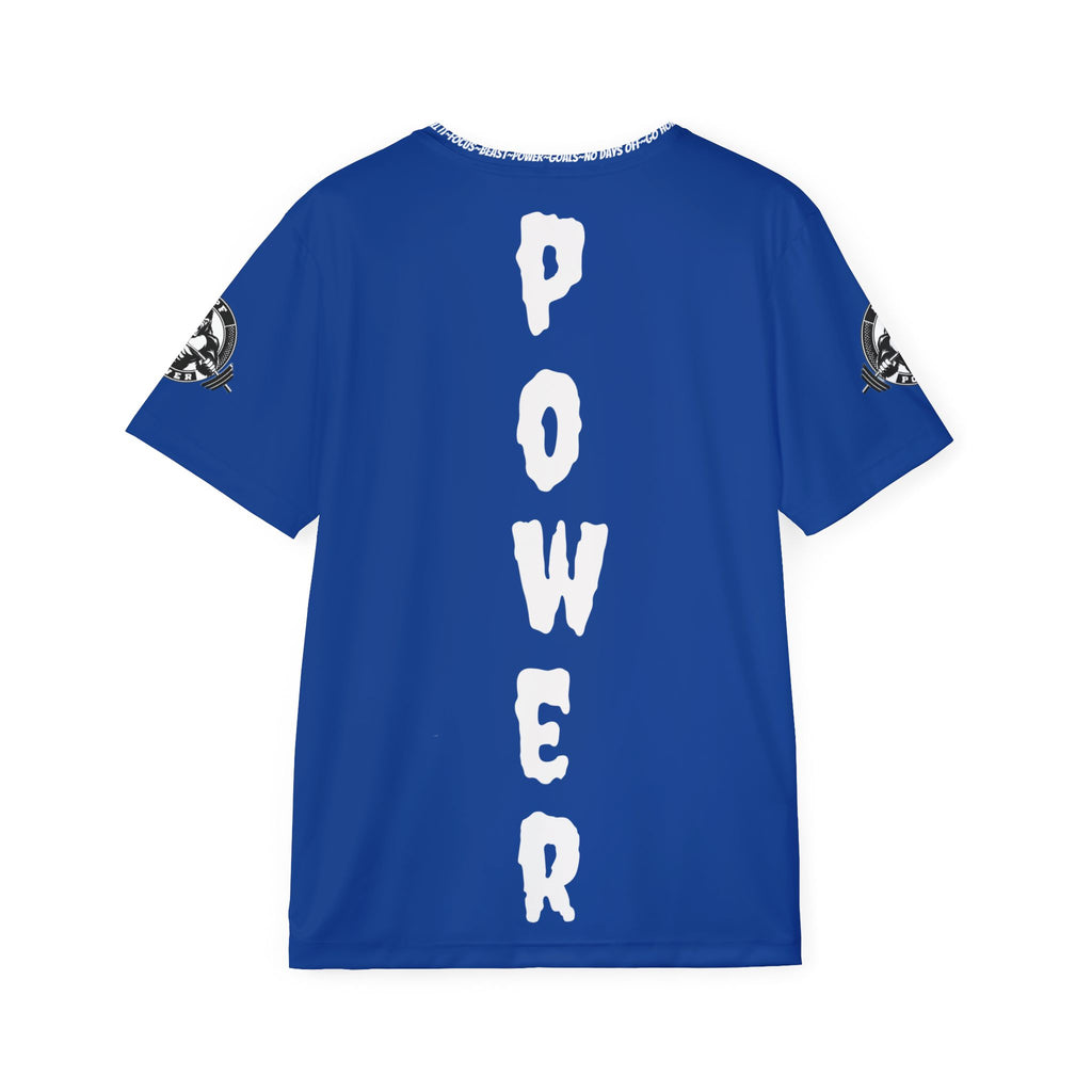 Blue Beast Mode Shirt - Athletic Activewear