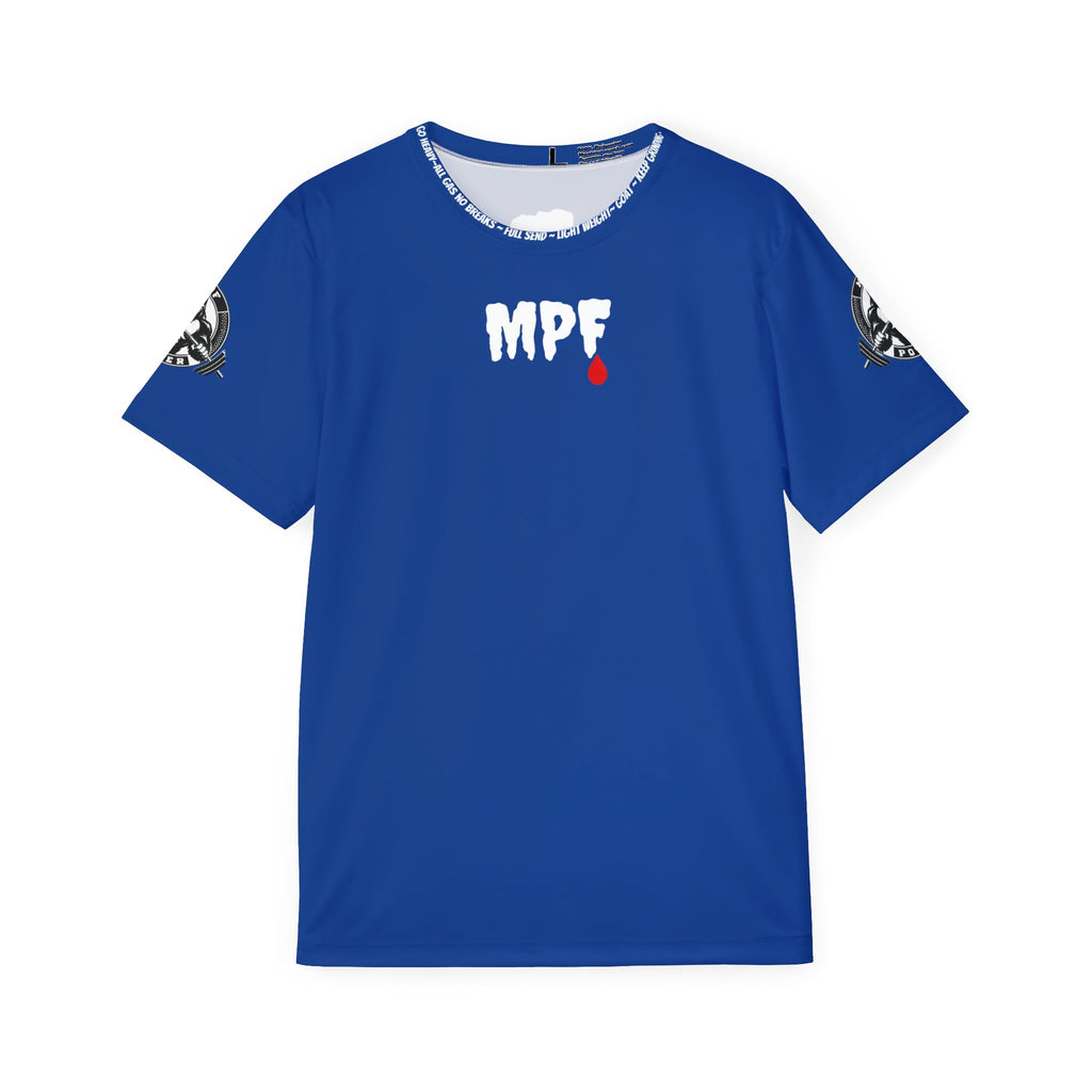 Blue Beast Mode Shirt - Athletic Activewear