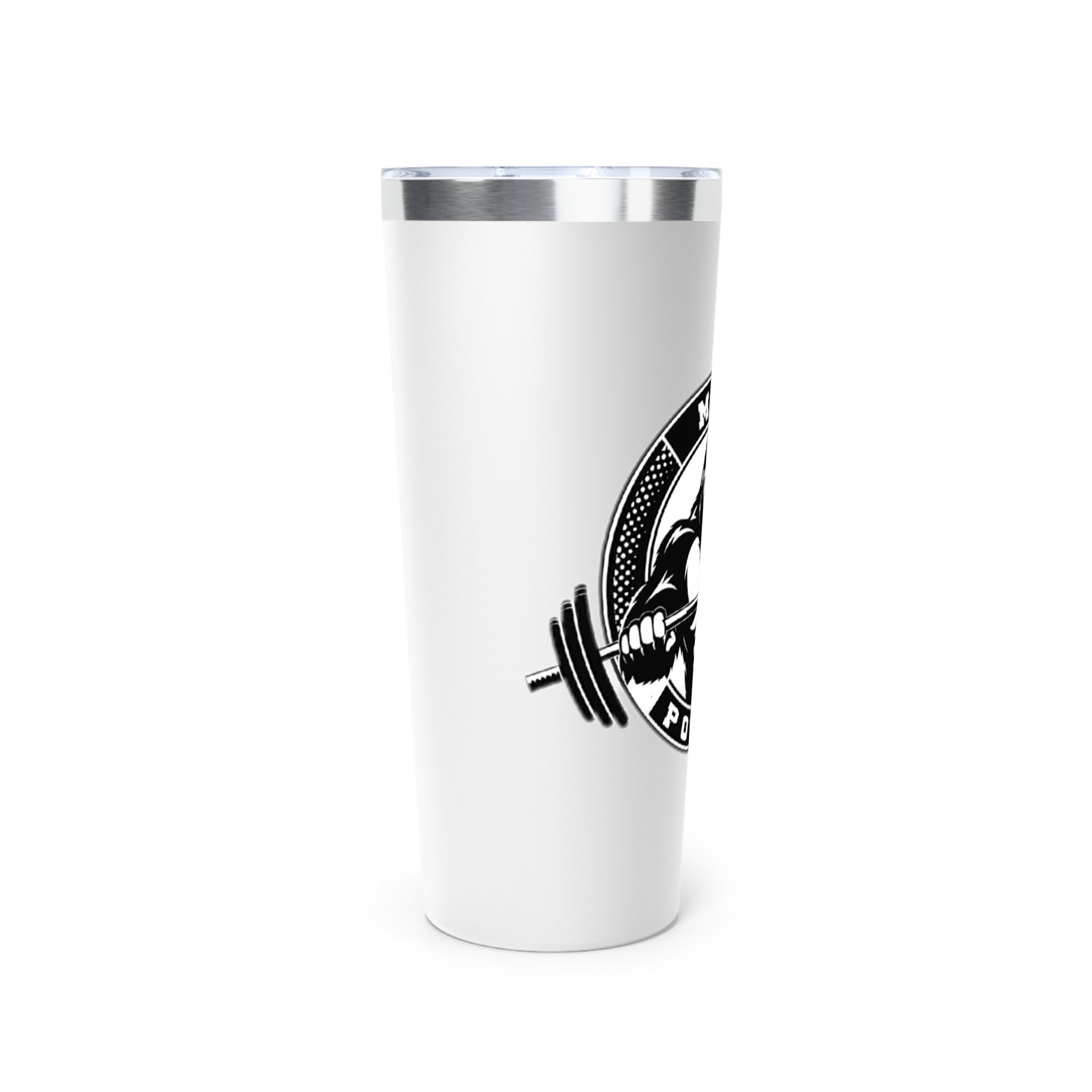 MPF Muscle Motif Insulated Tumbler - Unique Gift for Fitness Enthusiasts, Gym Lovers, Power Lifting, Motivational Drinkware, Sporty Travel Mug