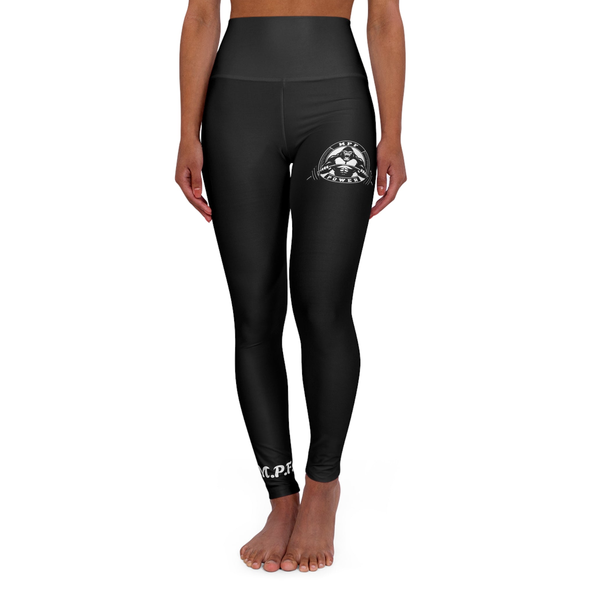 High Waisted Yoga Leggings (AOP)
