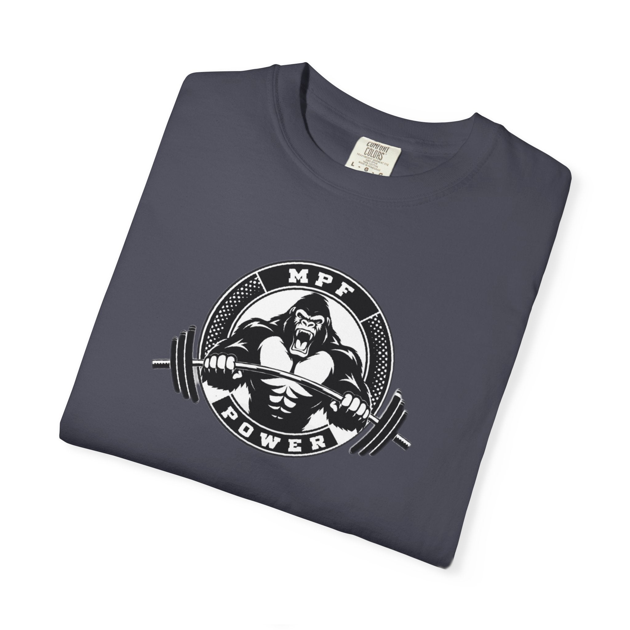 MPF-POWER Logo Garment-Dyed T-shirt