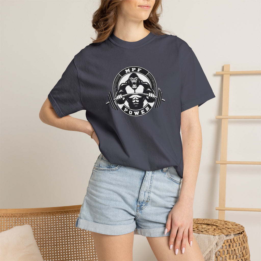 MPF-POWER Logo Garment-Dyed T-shirt