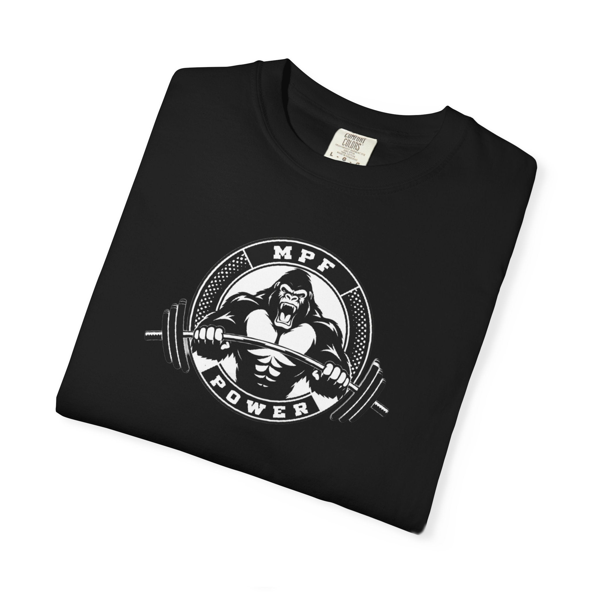 MPF-POWER Logo Garment-Dyed T-shirt