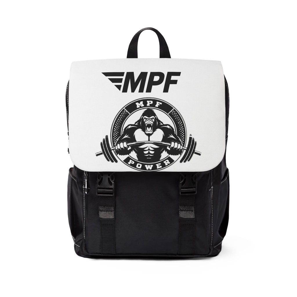 MPF Power Gym Backpack — Weightlifting Gorilla Logo Shoulder Backpack