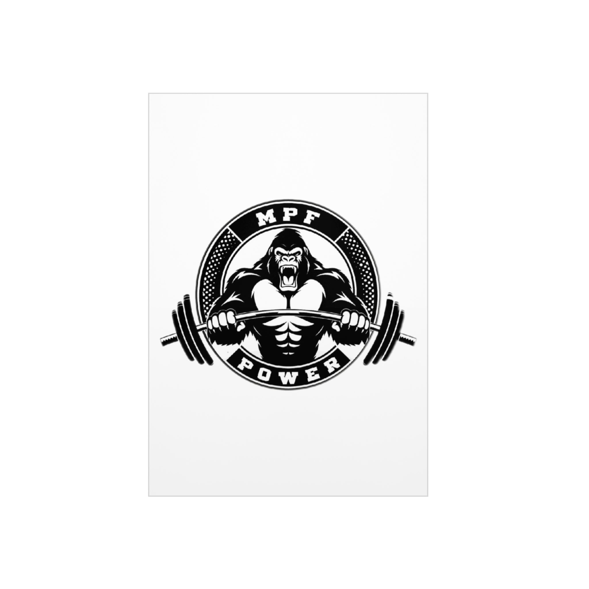 Powerlifting Foam Board Art | Gym Decor, Fitness Wall Art, Motivational Gym Decor, Weightlifting Wall Art, Powerlifting Motivational Sign