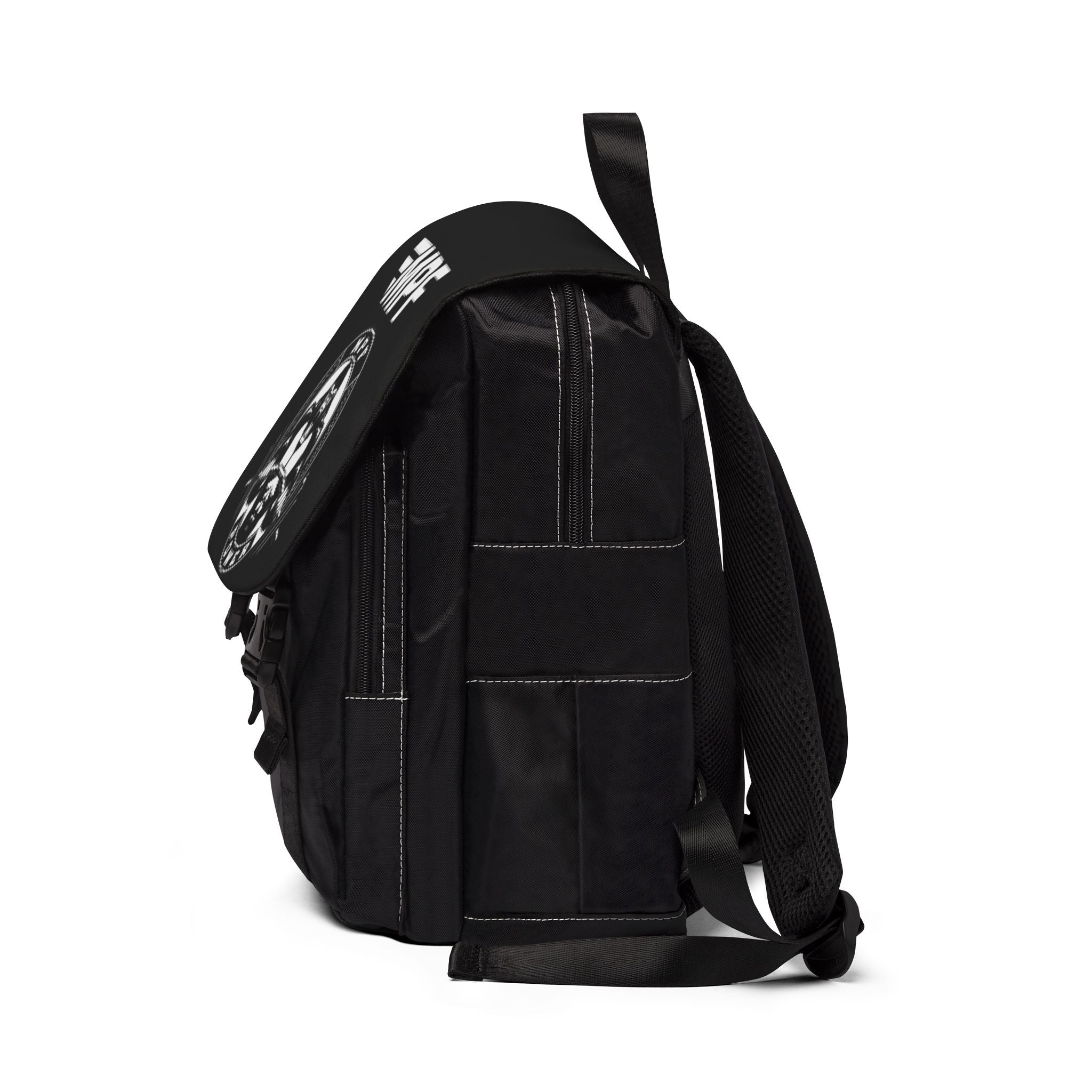 Black MPF Power Gym Backpack — Weightlifting Gorilla Logo Shoulder Backpack