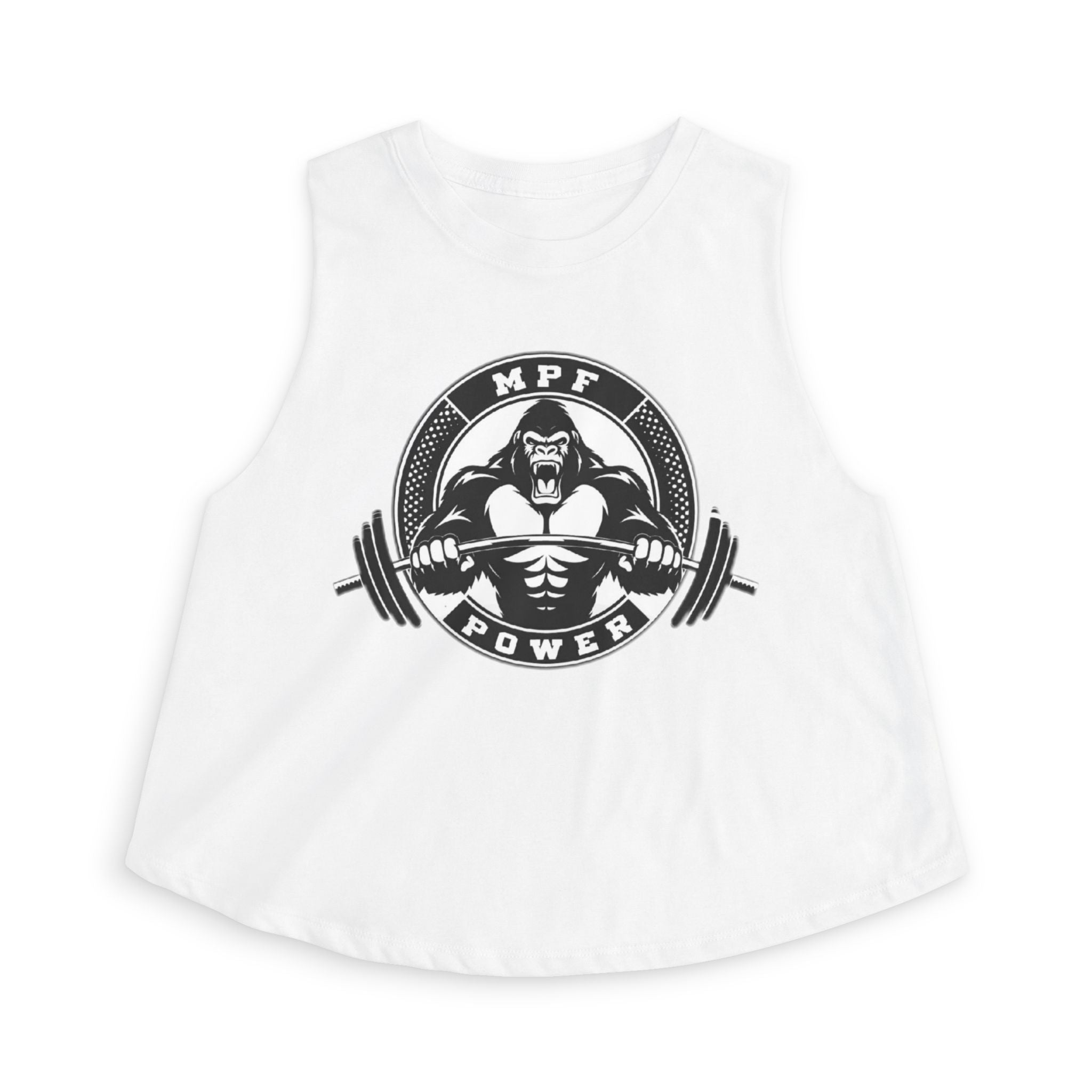 MPF Power Women's Crop Tank — Gorilla Barbell Fitness Top