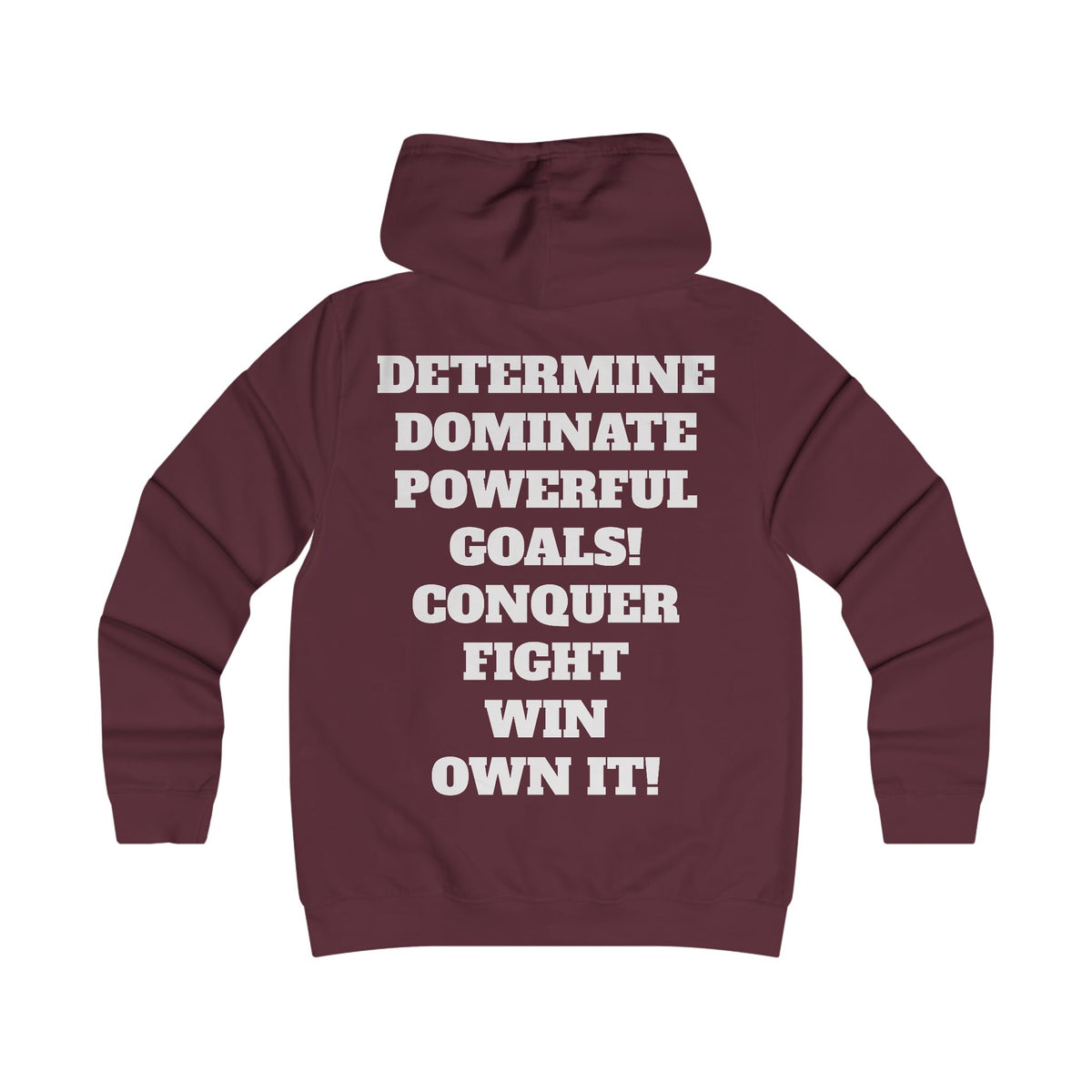Gym Gorilla Hoodie — 'MPF Power' Weightlifting Hooded Sweatshirt with BACK: DOMINATE
