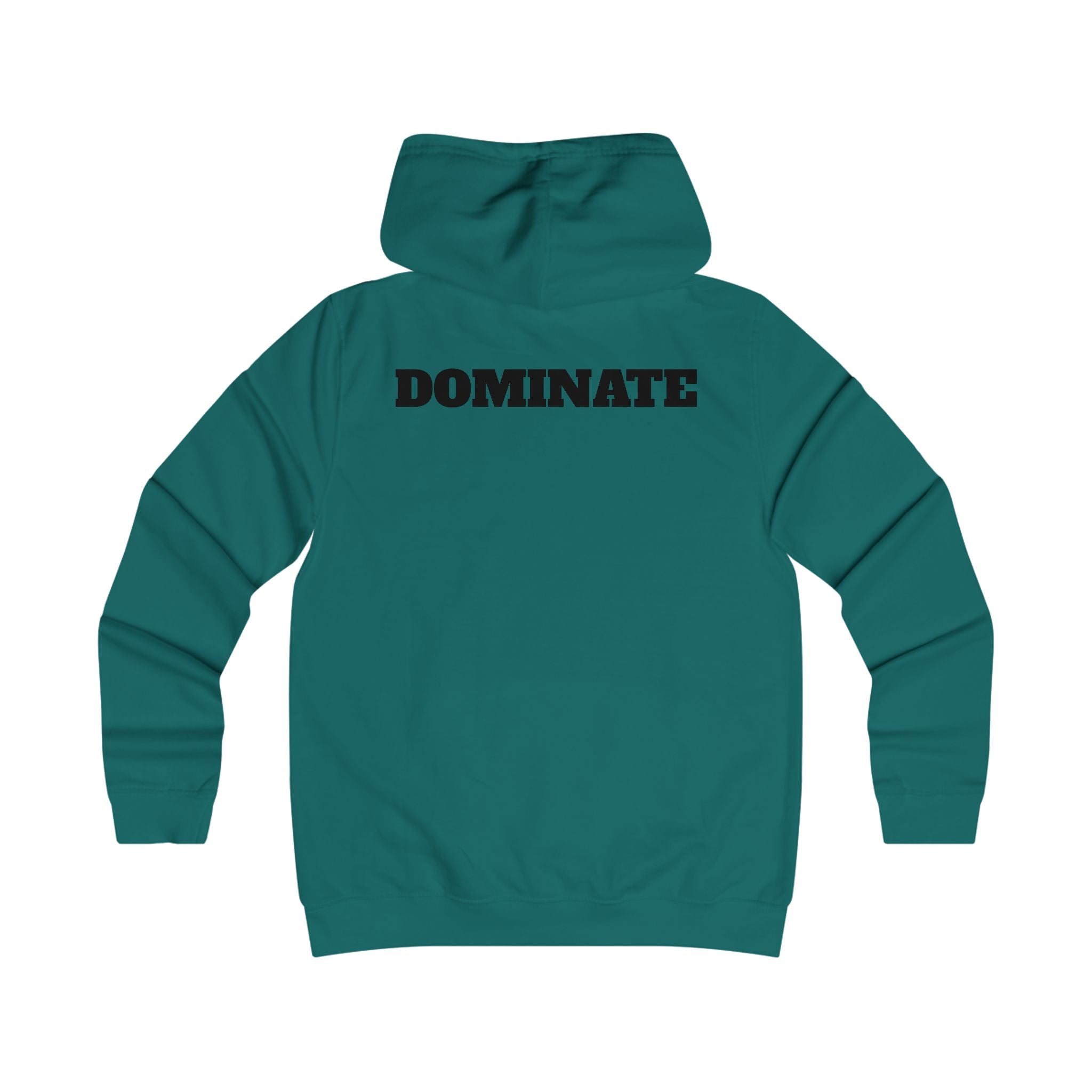 Gym Gorilla Hoodie — 'MPF Power' Weightlifting Hooded Sweatshirt with BACK: DOMINATE