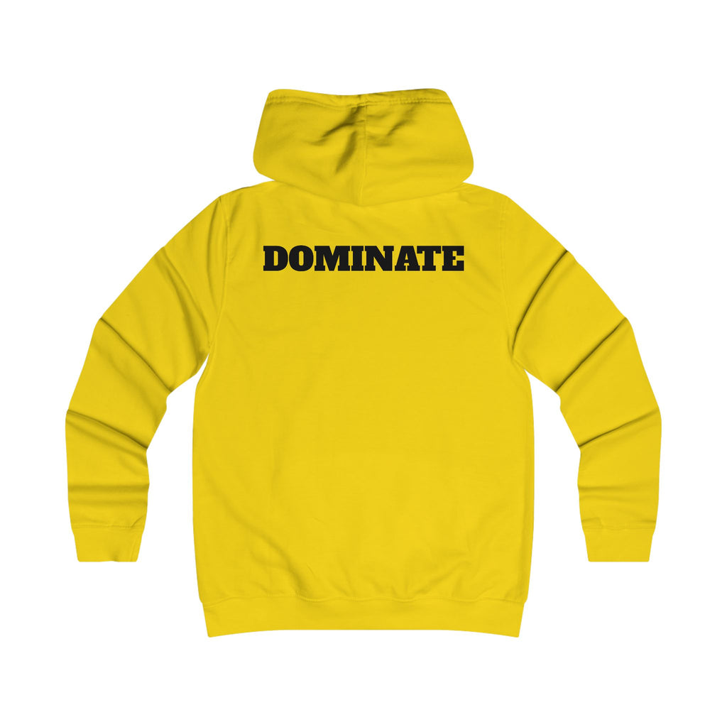 Gym Gorilla Hoodie — 'MPF Power' Weightlifting Hooded Sweatshirt with BACK: DOMINATE