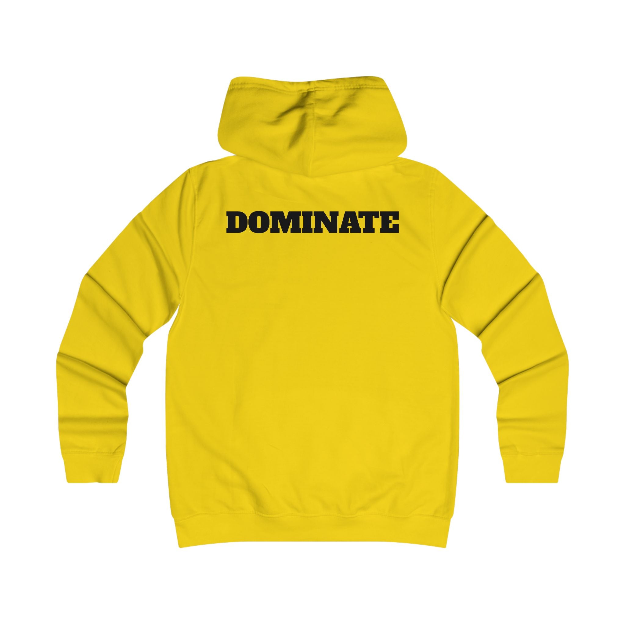 Gym Gorilla Hoodie — 'MPF Power' Weightlifting Hooded Sweatshirt with BACK: DOMINATE