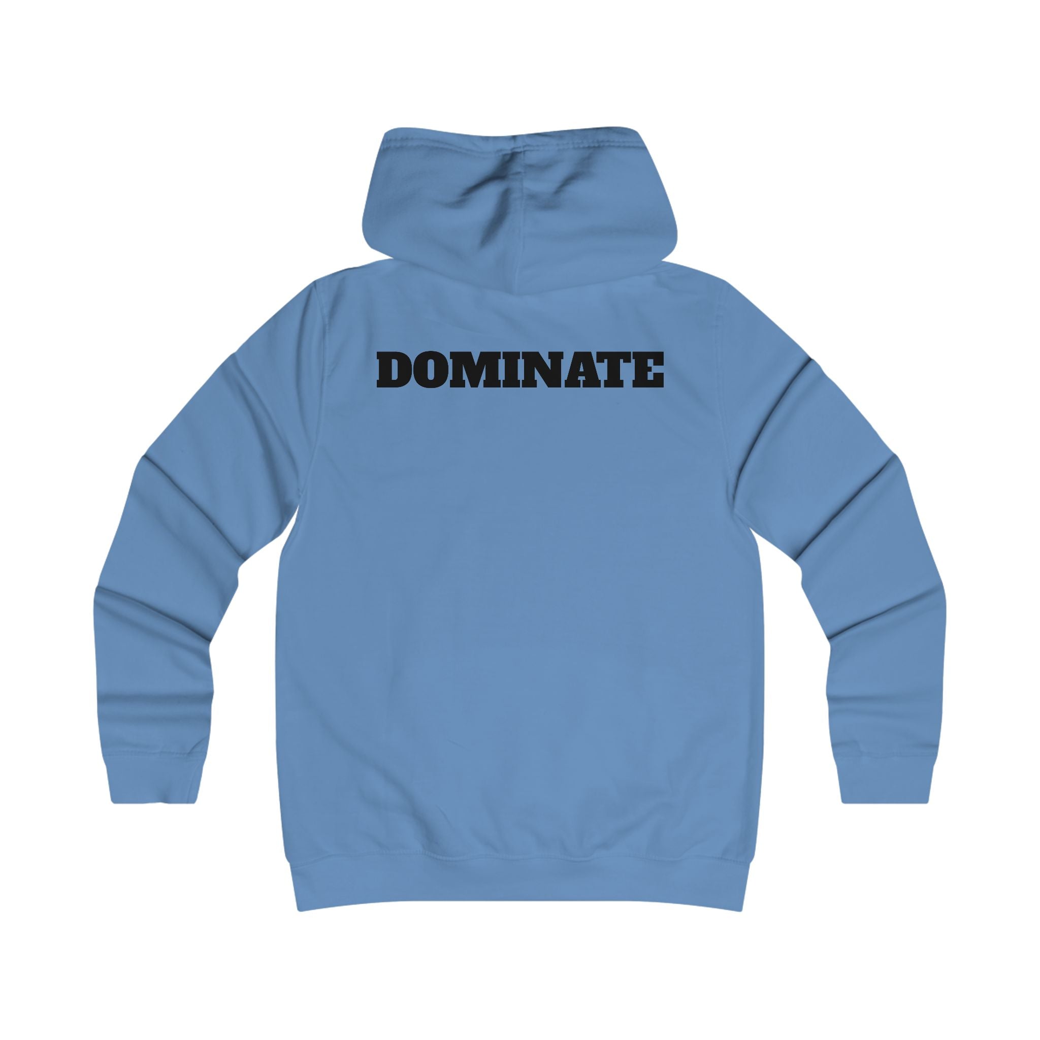 Gym Gorilla Hoodie — 'MPF Power' Weightlifting Hooded Sweatshirt with BACK: DOMINATE