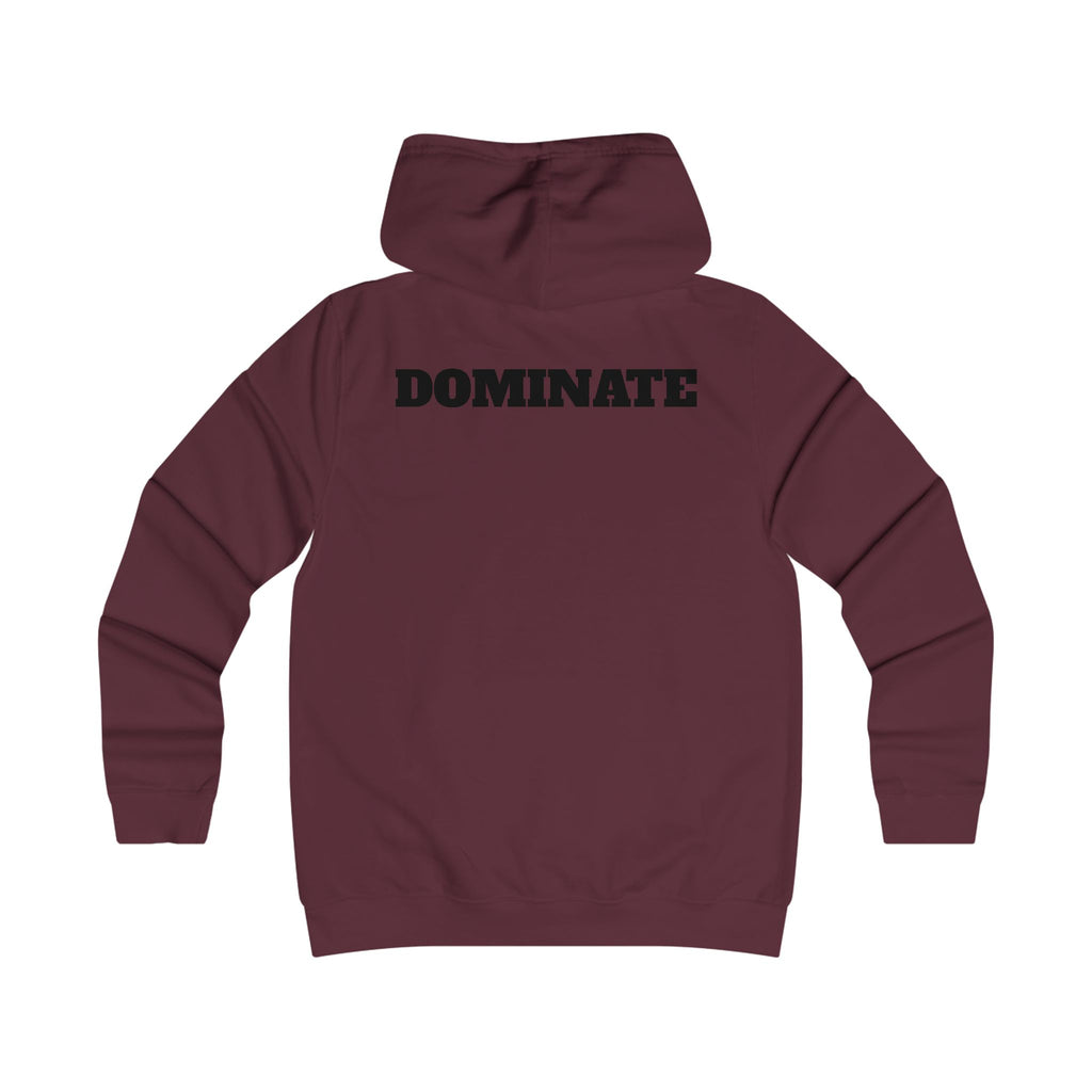 Gym Gorilla Hoodie — 'MPF Power' Weightlifting Hooded Sweatshirt with BACK: DOMINATE