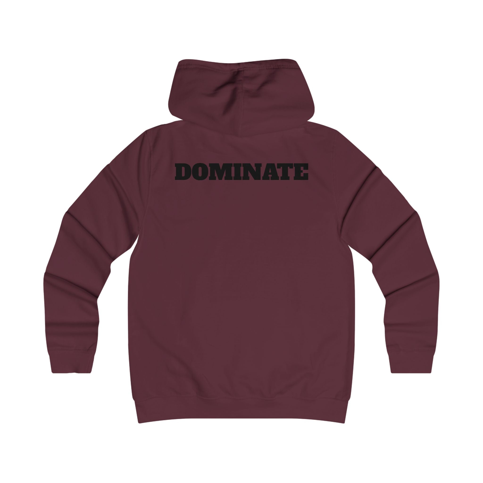 Gym Gorilla Hoodie — 'MPF Power' Weightlifting Hooded Sweatshirt with BACK: DOMINATE
