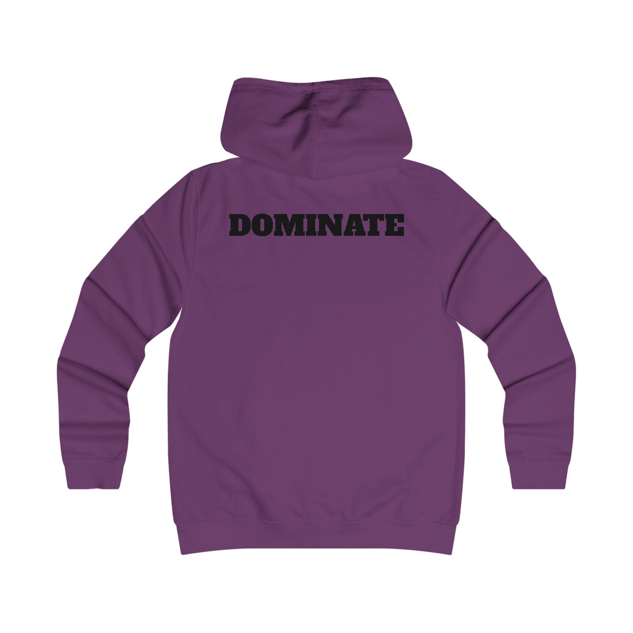 Gym Gorilla Hoodie — 'MPF Power' Weightlifting Hooded Sweatshirt with BACK: DOMINATE