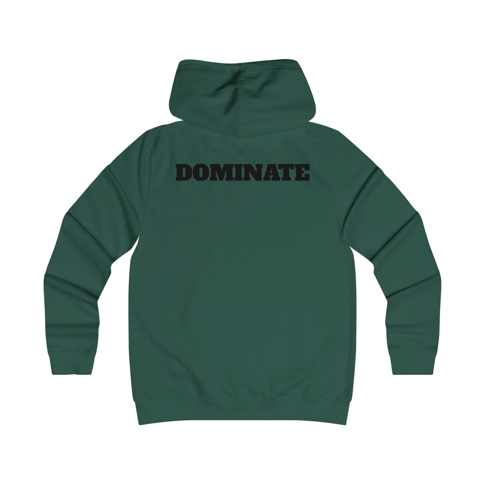 Gym Gorilla Hoodie — 'MPF Power' Weightlifting Hooded Sweatshirt with BACK: DOMINATE