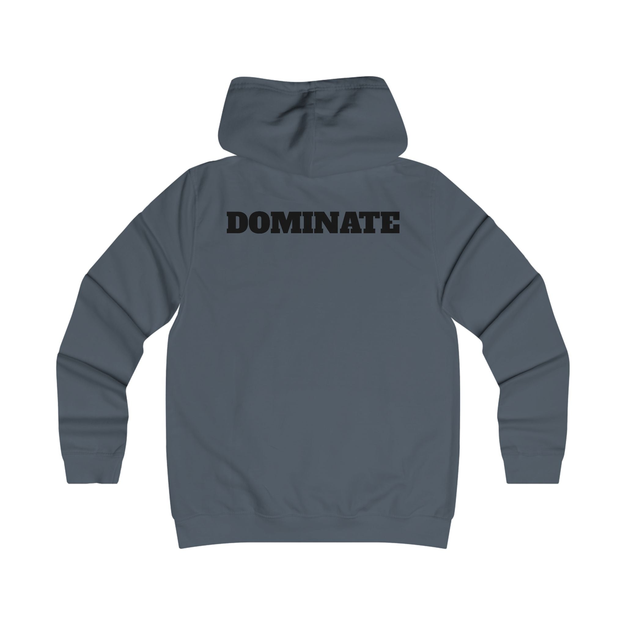 Gym Gorilla Hoodie — 'MPF Power' Weightlifting Hooded Sweatshirt with BACK: DOMINATE