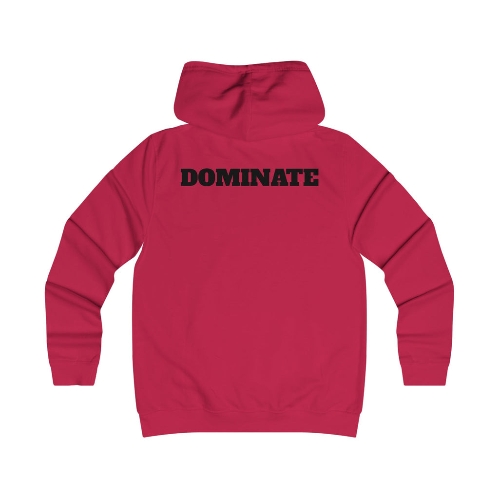 Gym Gorilla Hoodie — 'MPF Power' Weightlifting Hooded Sweatshirt with BACK: DOMINATE