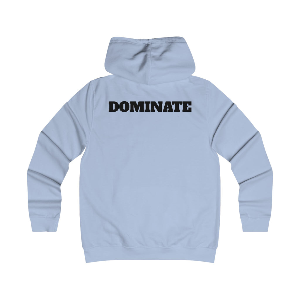 Gym Gorilla Hoodie — 'MPF Power' Weightlifting Hooded Sweatshirt with BACK: DOMINATE