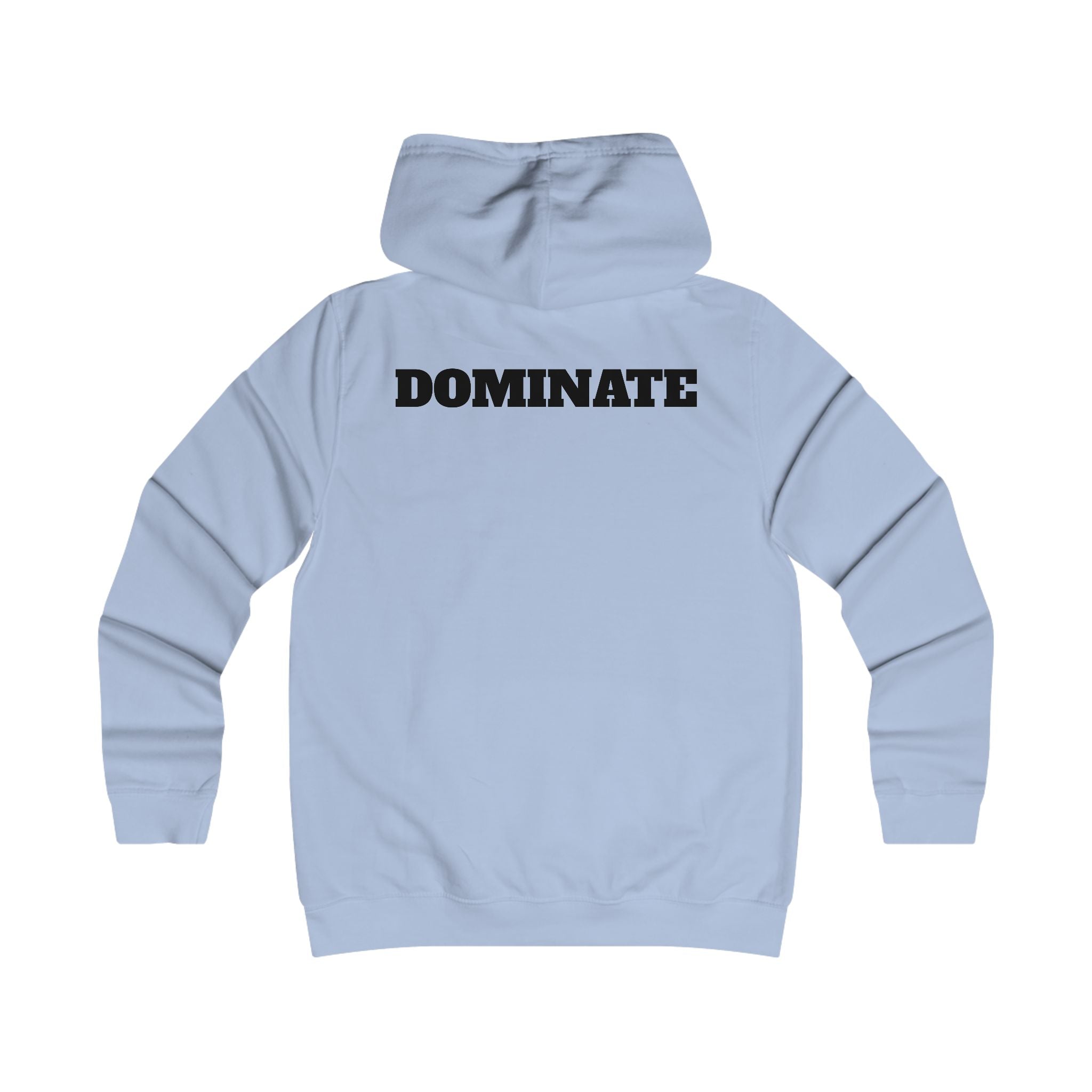 Gym Gorilla Hoodie — 'MPF Power' Weightlifting Hooded Sweatshirt with BACK: DOMINATE