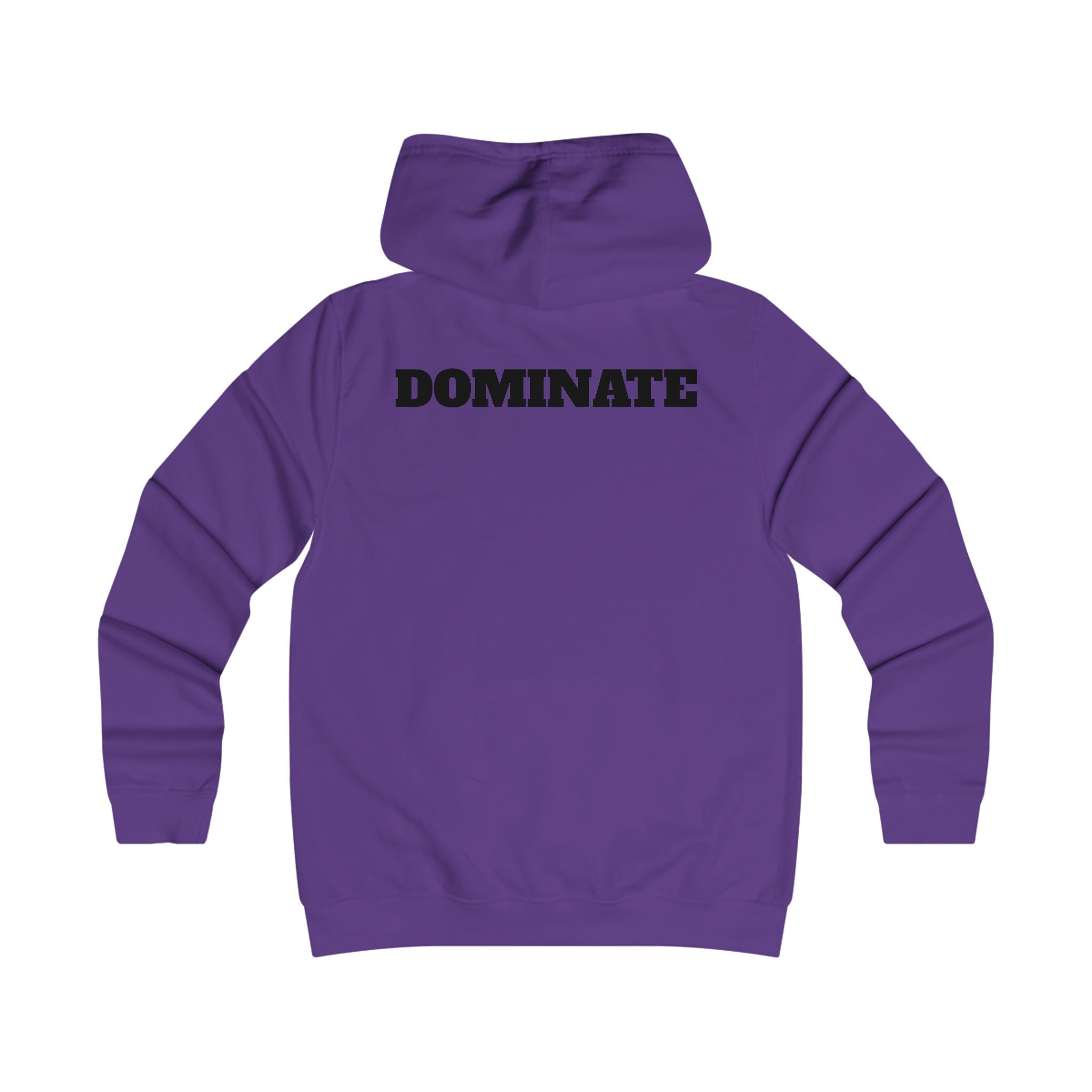 Gym Gorilla Hoodie — 'MPF Power' Weightlifting Hooded Sweatshirt with BACK: DOMINATE