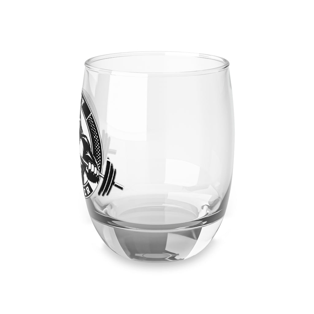 MPF Power Whiskey Glass — Gorilla Weightlifting Logo Rocks Glass