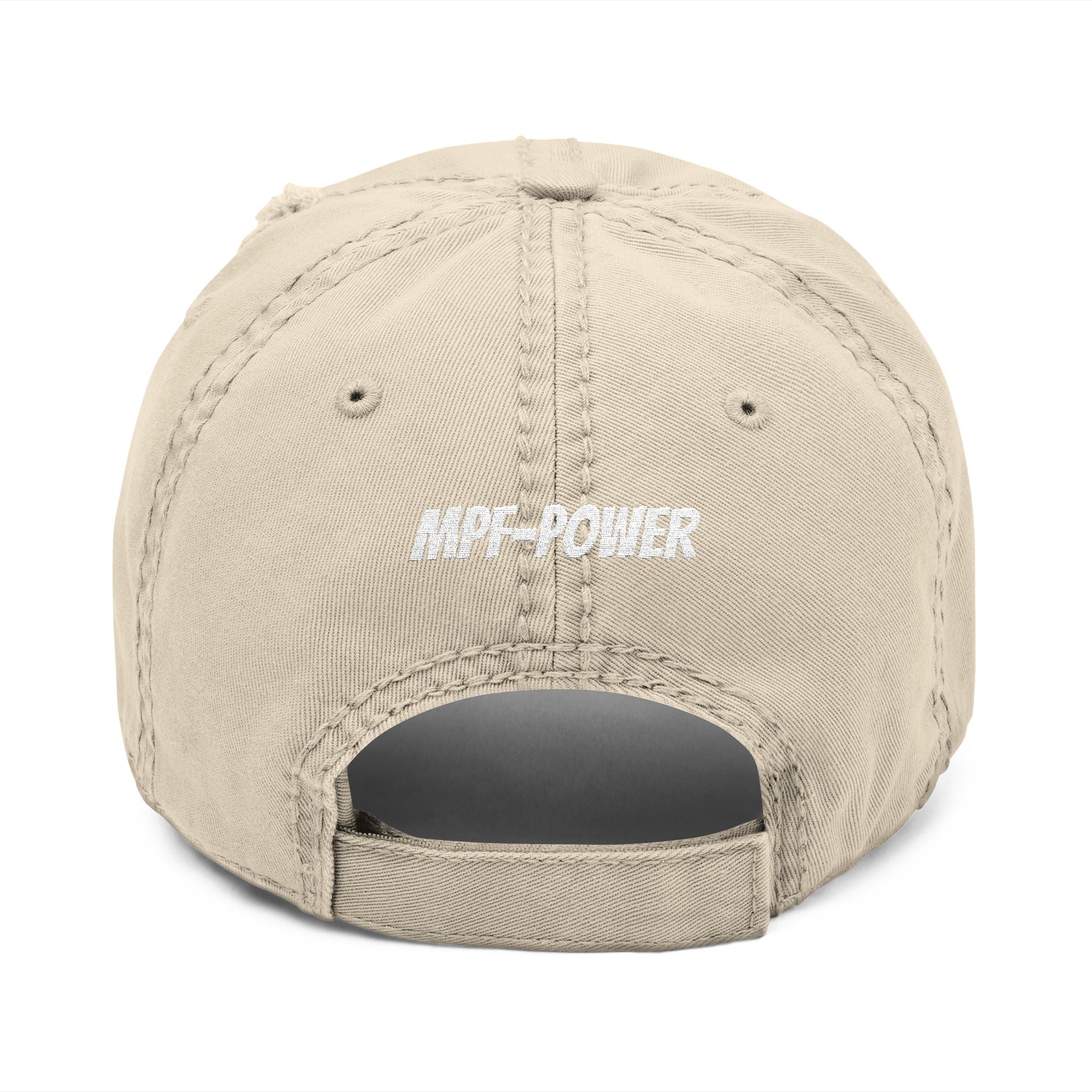 Vintage Distressed Dad Hat with Embroidery - Perfect for Fitness Enthusiasts