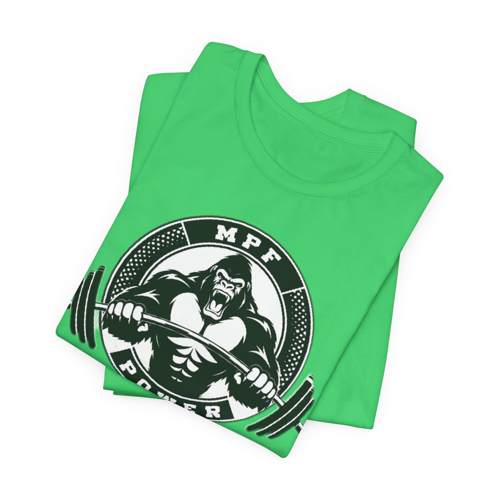 Muscle Power Gym Tee | Unisex Short Sleeve Workout Shirt