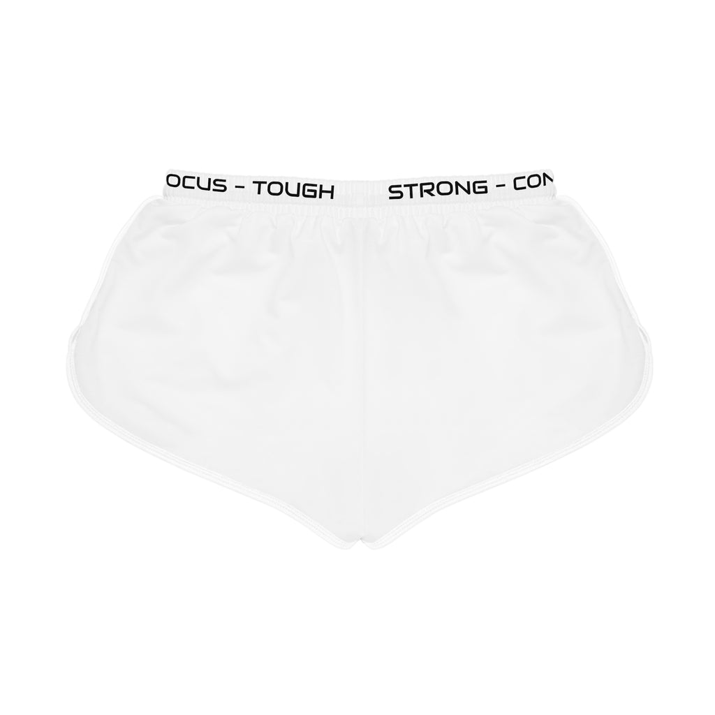Empowering Women's Relaxed Workout Shorts | AOP, Gym, Fitness, Sportswear, Casual, Active Lifestyle