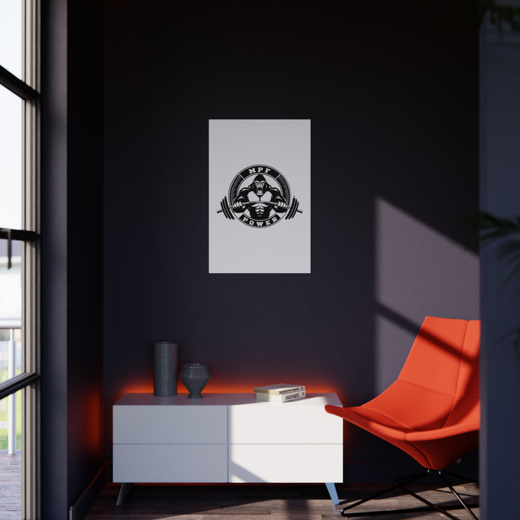 Powerlifting Foam Board Art | Gym Decor, Fitness Wall Art, Motivational Gym Decor, Weightlifting Wall Art, Powerlifting Motivational Sign