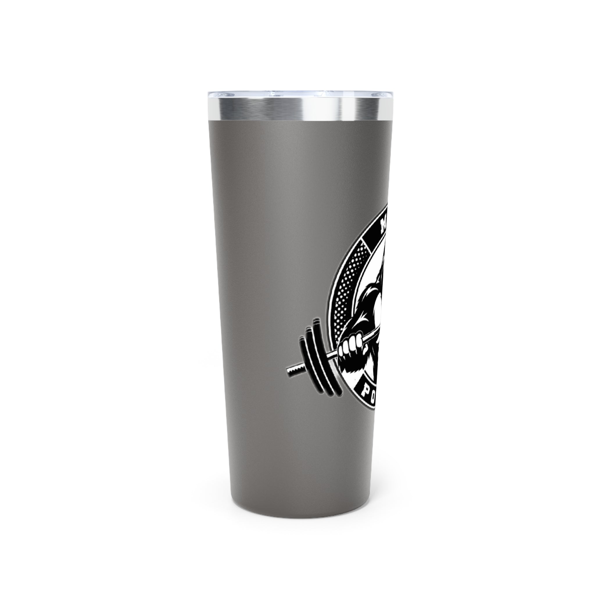 MPF Muscle Motif Insulated Tumbler - Unique Gift for Fitness Enthusiasts, Gym Lovers, Power Lifting, Motivational Drinkware, Sporty Travel Mug