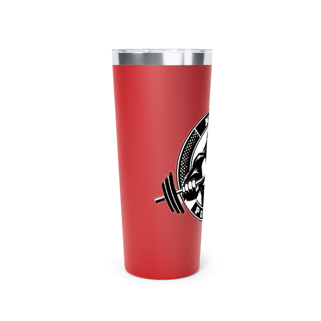 MPF Muscle Motif Insulated Tumbler - Unique Gift for Fitness Enthusiasts, Gym Lovers, Power Lifting, Motivational Drinkware, Sporty Travel Mug