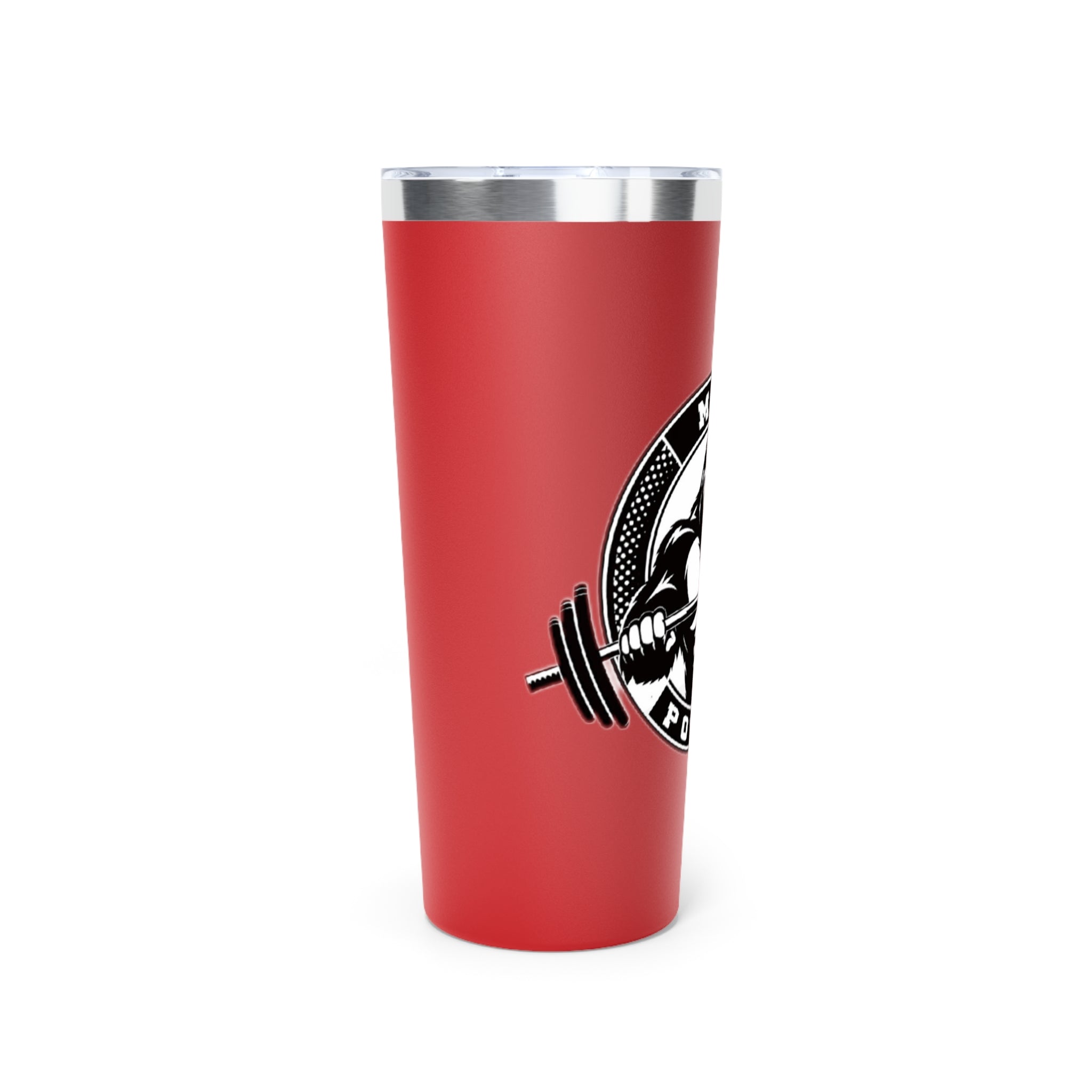 MPF Muscle Motif Insulated Tumbler - Unique Gift for Fitness Enthusiasts, Gym Lovers, Power Lifting, Motivational Drinkware, Sporty Travel Mug