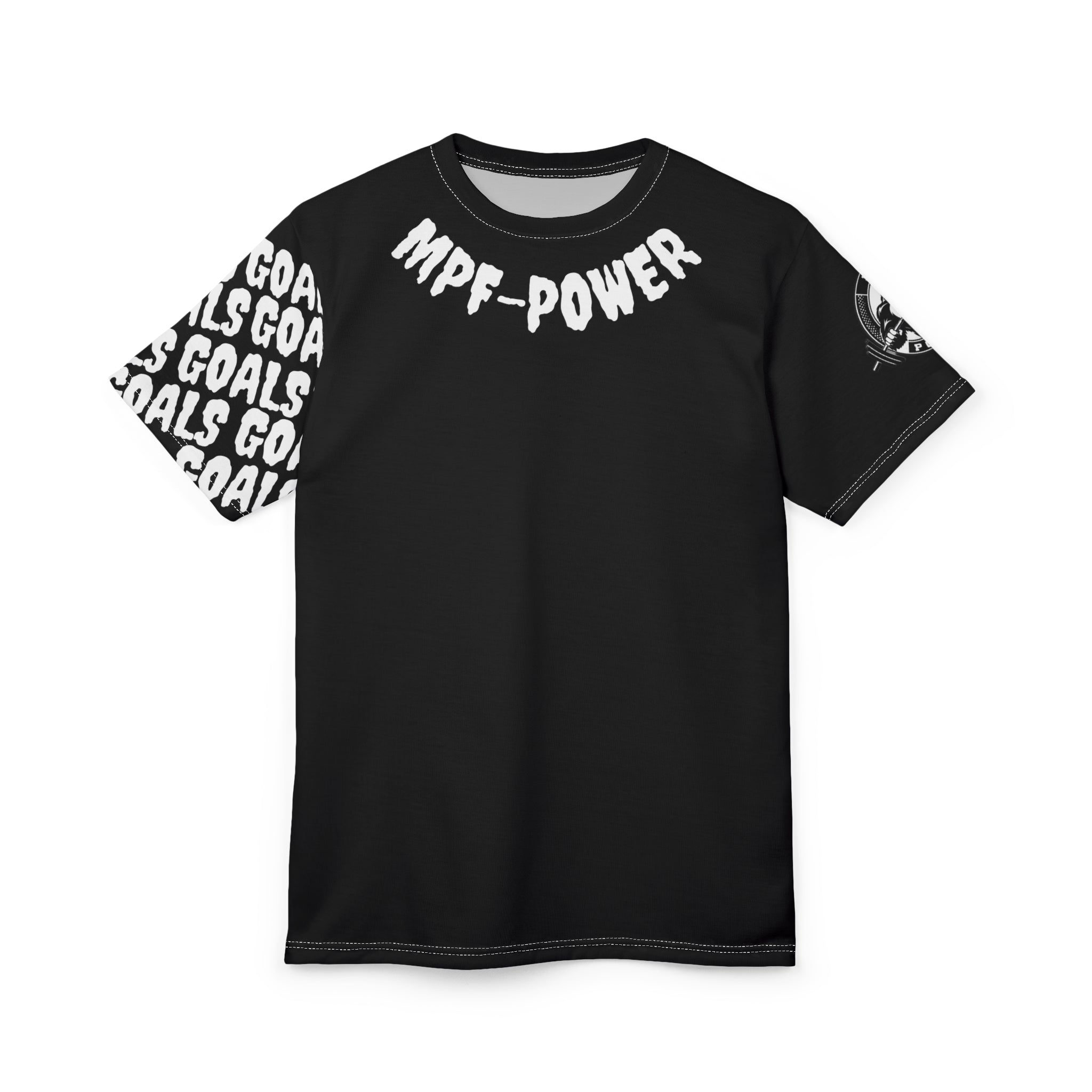 Goals Motivational Unisex Cut & Sew Tee - MPF Power Goals