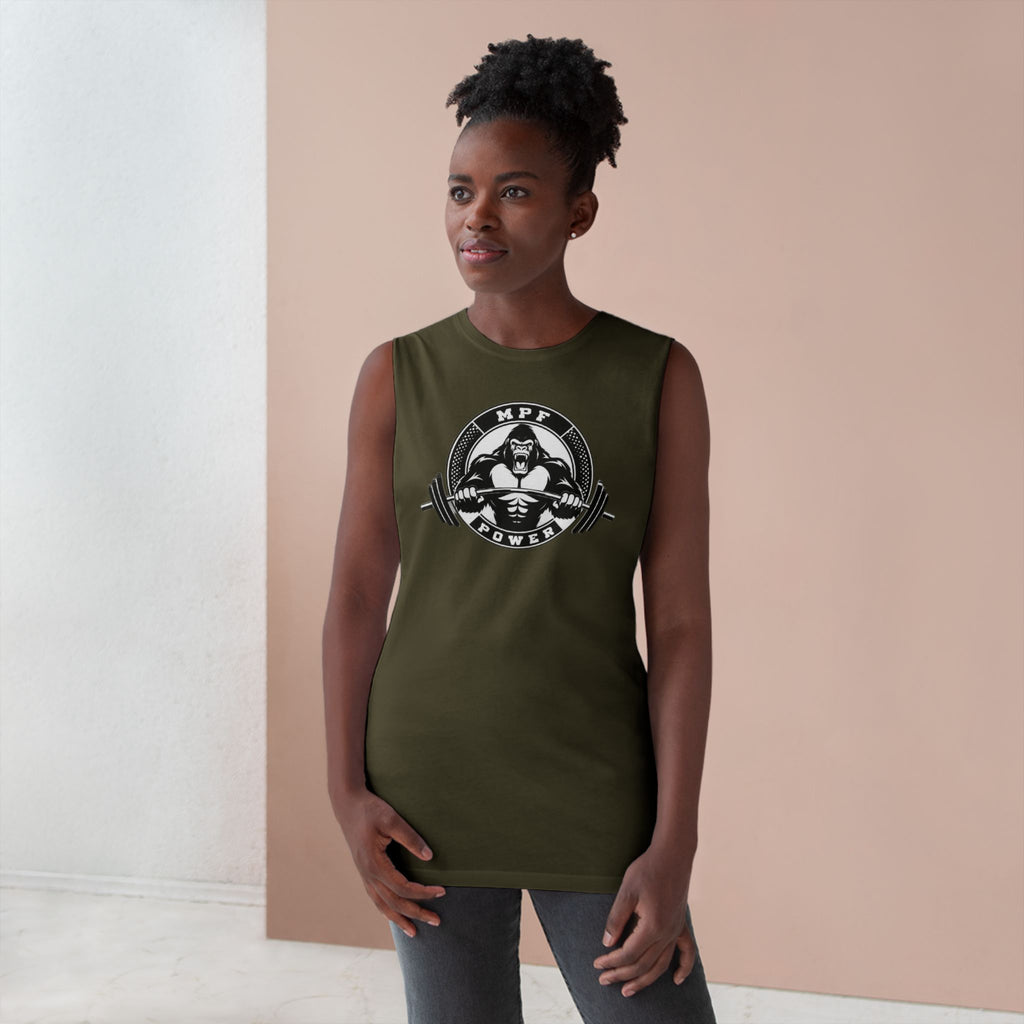 MPF Power Unisex Tank Top - Gym Workout Sleeveless Tee