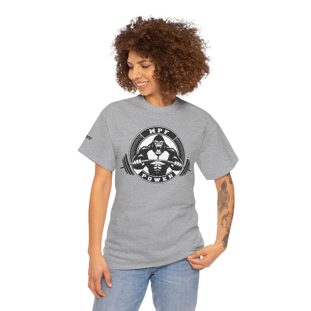 Gorilla Power Tee — Gym Weightlifting Workout Shirt