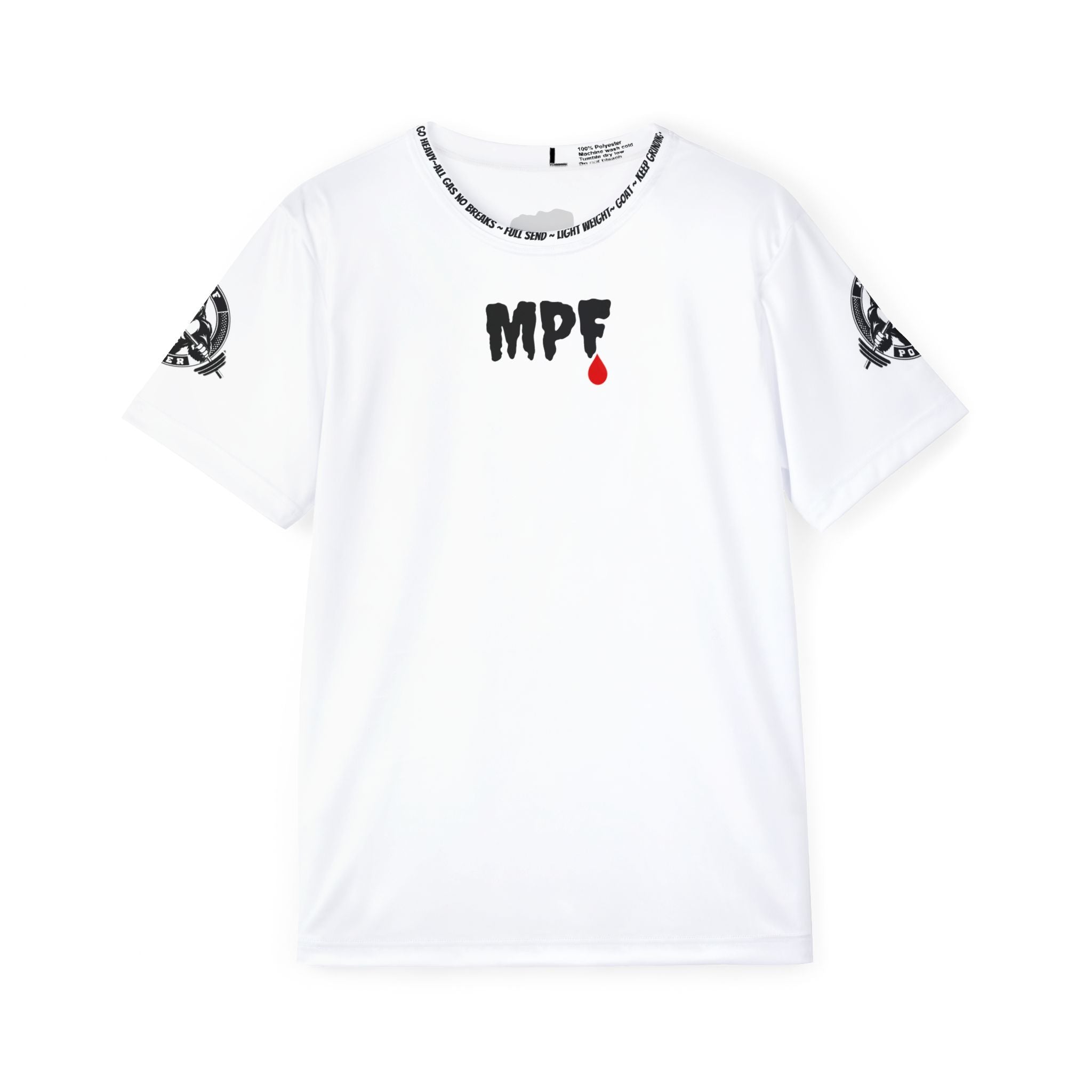 White Beast Mode Shirt - Athletic Activewear
