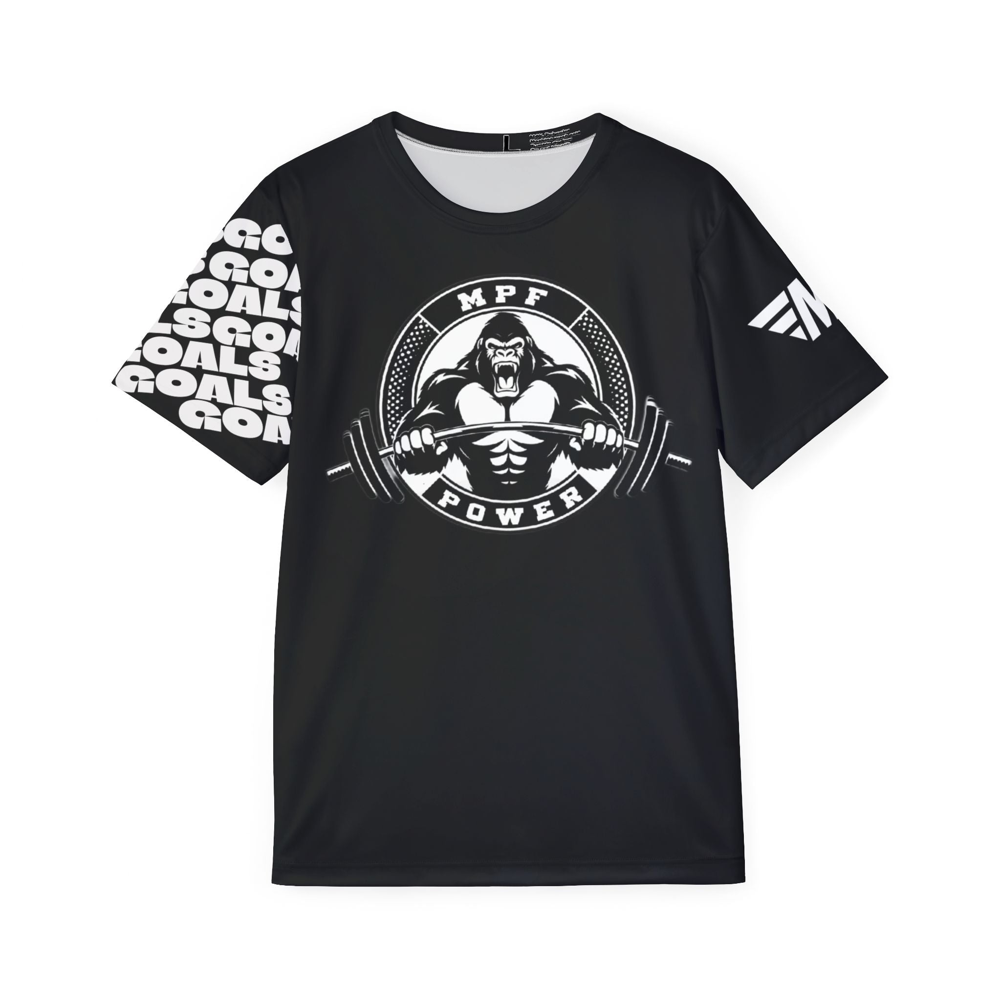 Black Men's Sports Jersey – Goals & Victory Athletic Tee