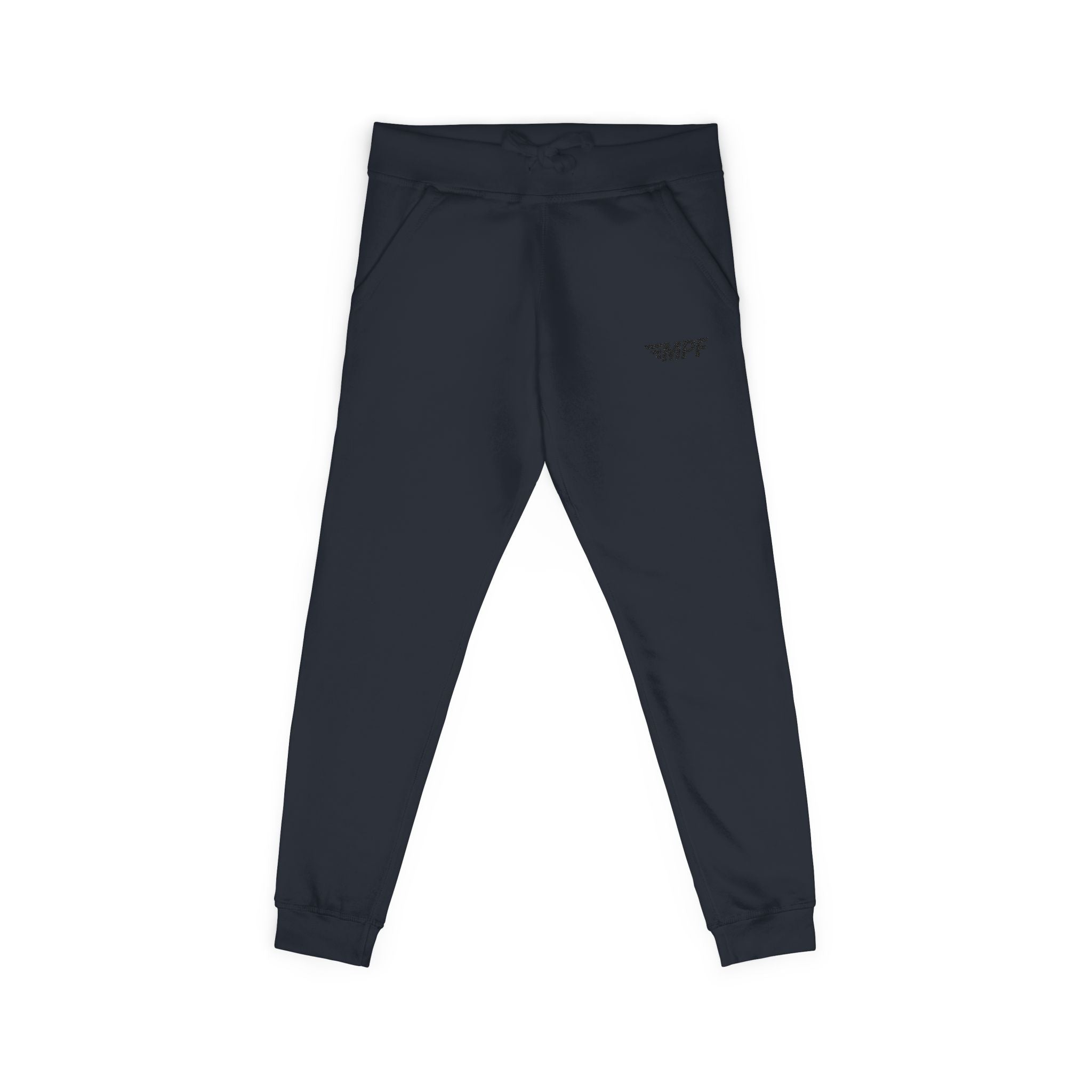 Cozy Embroidered Unisex Fleece Sweatpants for Relaxation, Comfortable Loungewear, Casual Outfits, Perfect Gift for Friends