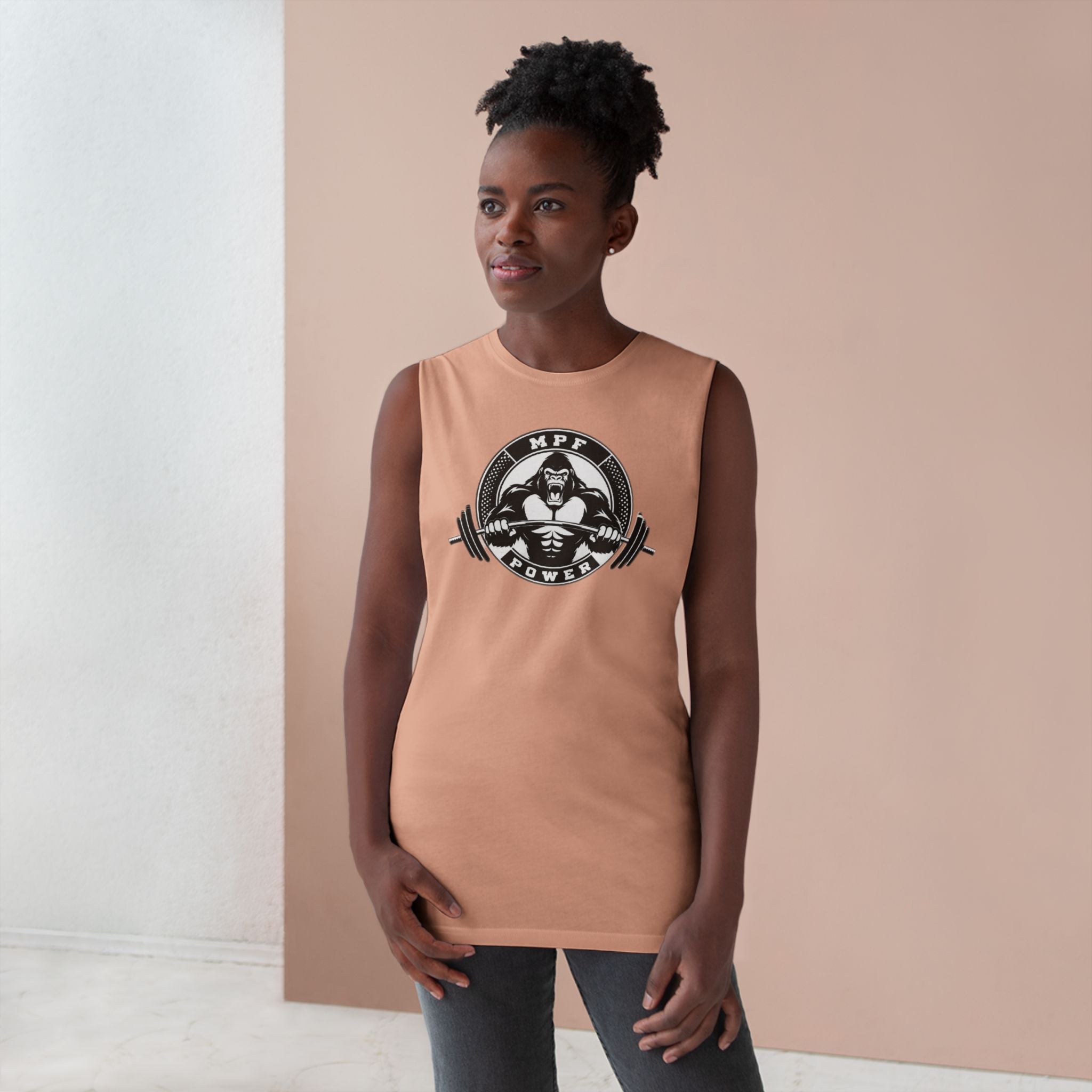 MPF Power Unisex Tank Top - Gym Workout Sleeveless Tee