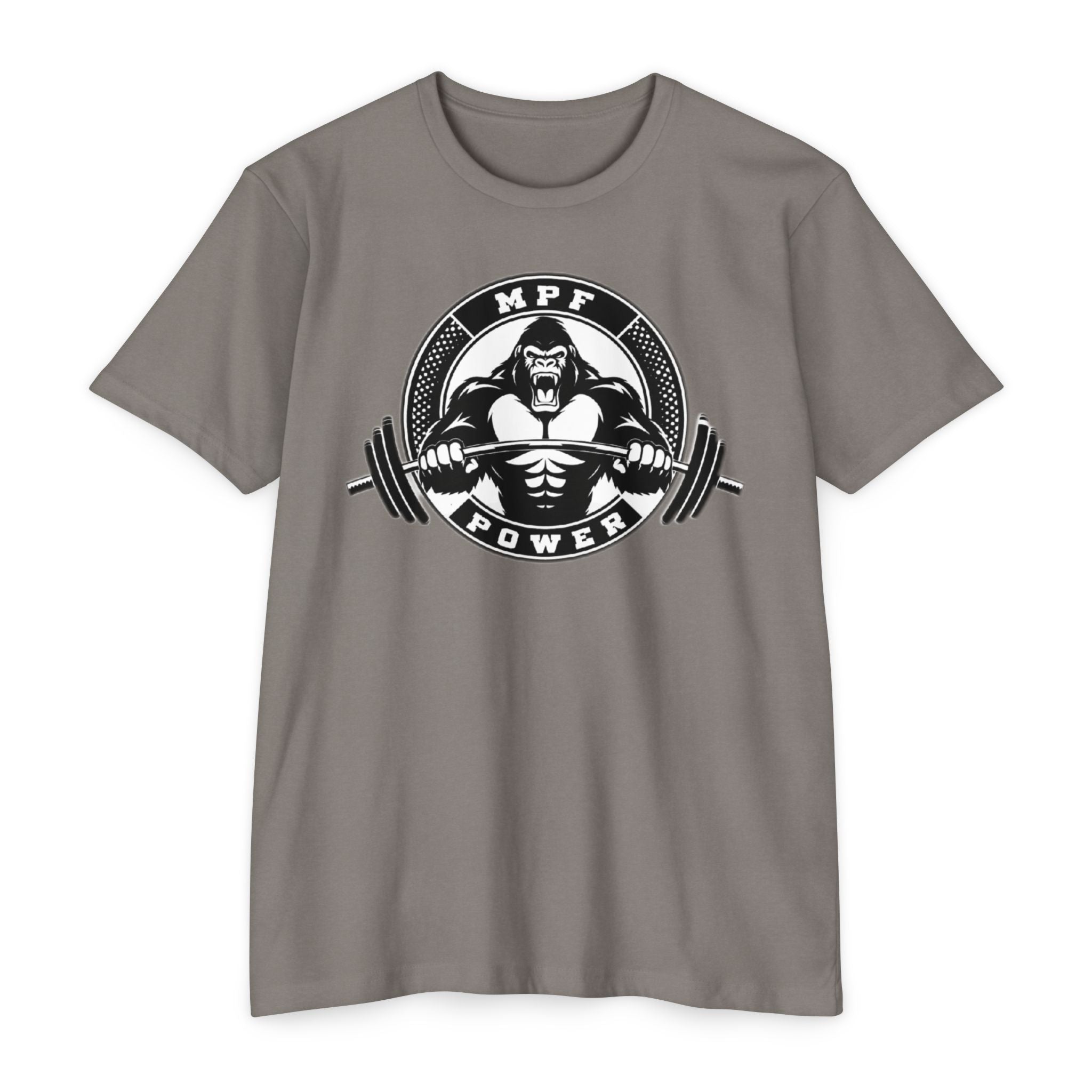 MPF Power Weightlifting T-Shirt — Gorilla Barbell Gym Tee