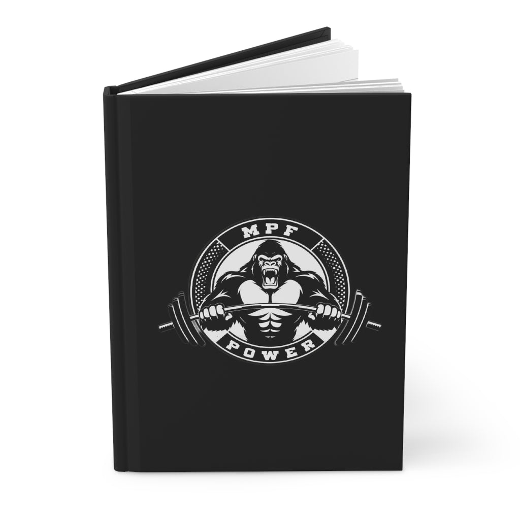 Copy of Hardcover Journal for Fitness Enthusiasts, Workout Log, Gym Notebook, Strength Training Journal, Gift for Gym Lovers, MPF Power Design