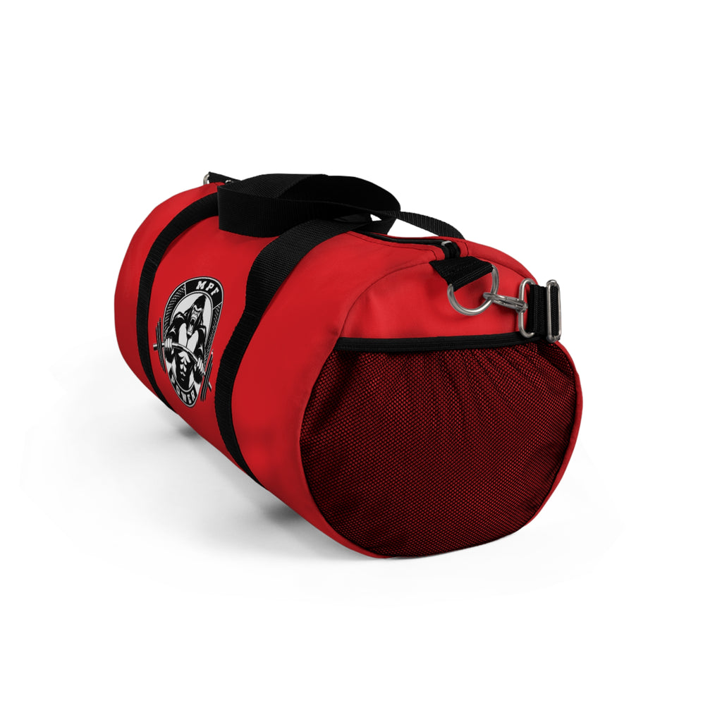 MPF Power Red Duffel Bag - Perfect for Gym & Travel