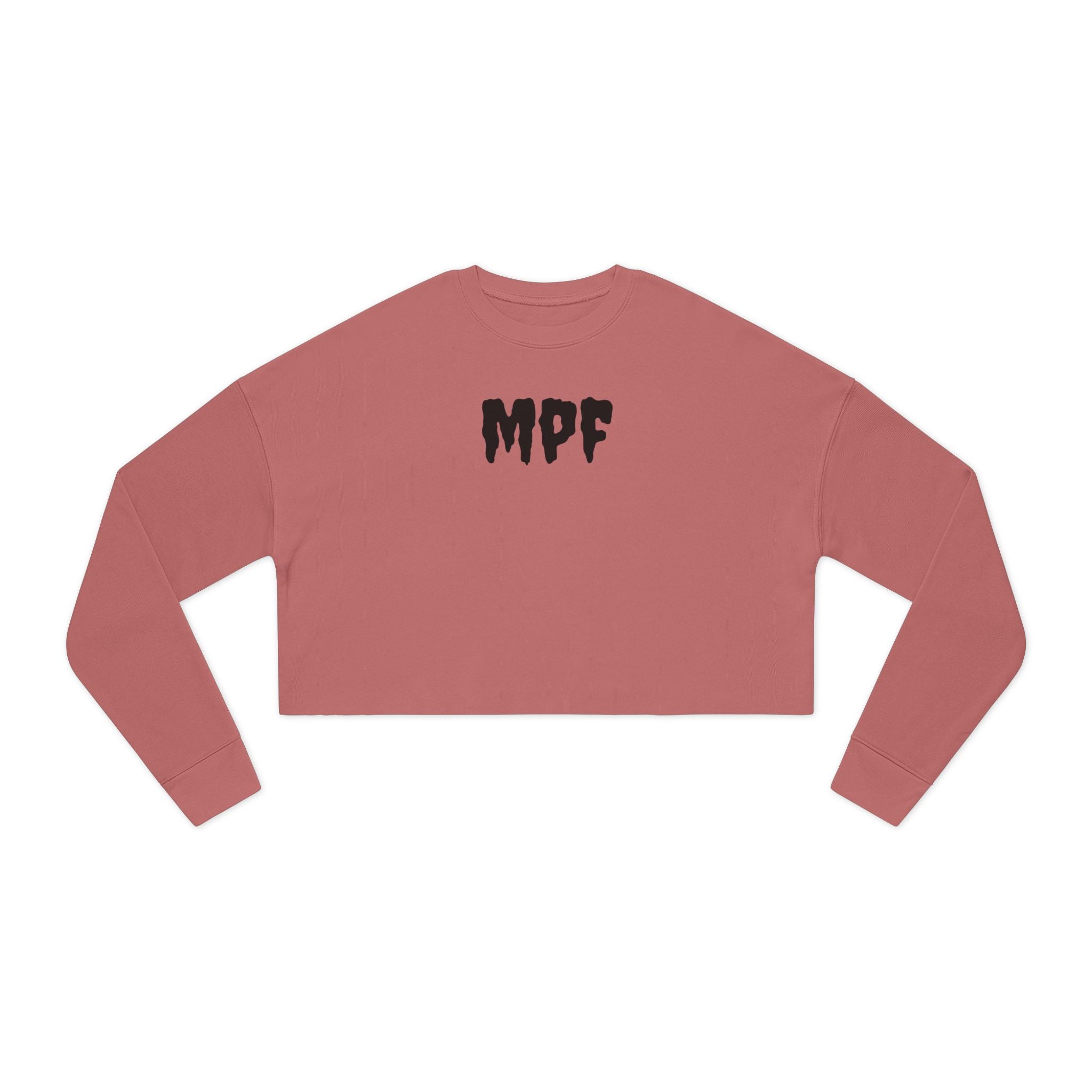 Empowered Women's Cropped Sweatshirt - Motivational Fitness Apparel